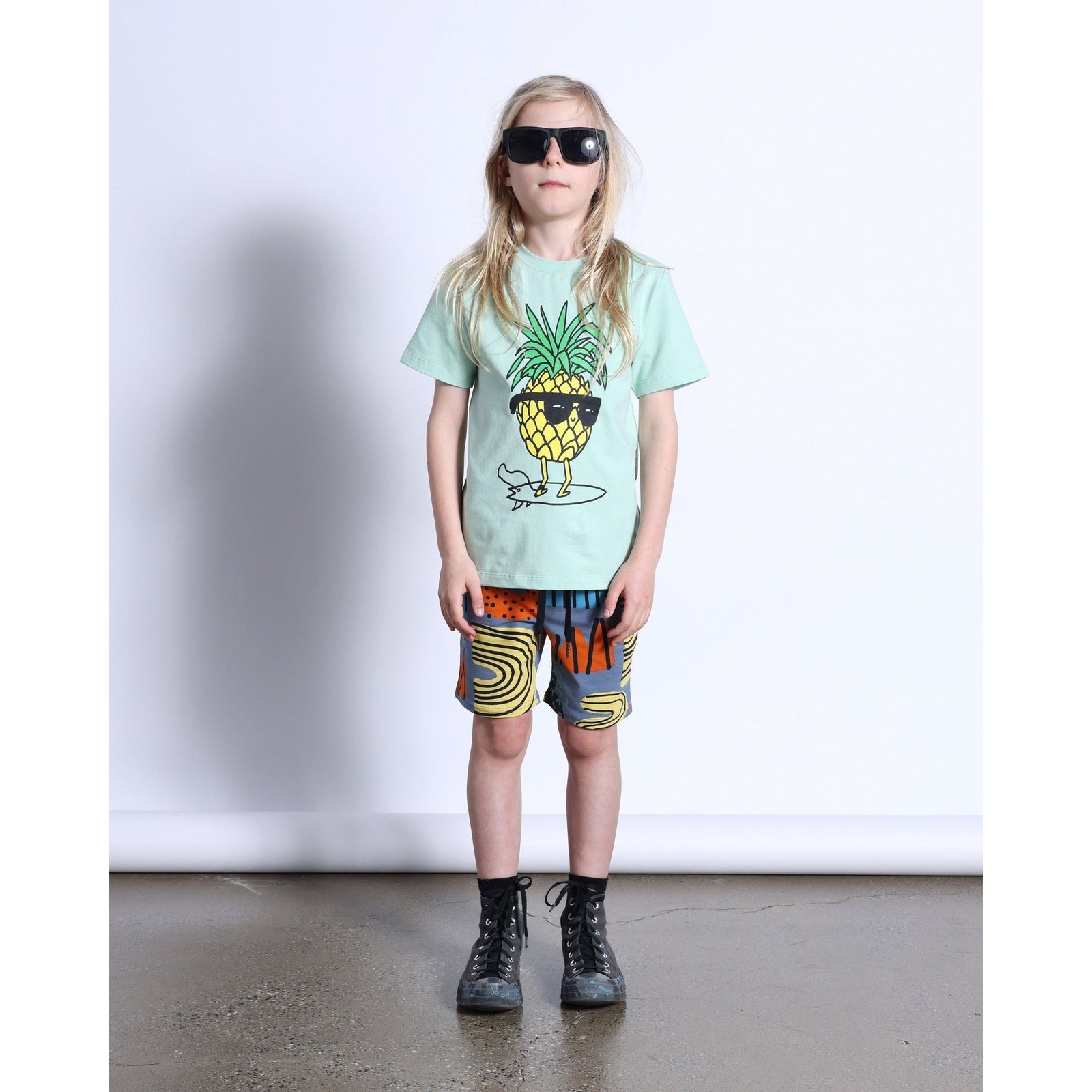 Cool Pineapple Tee- Mint