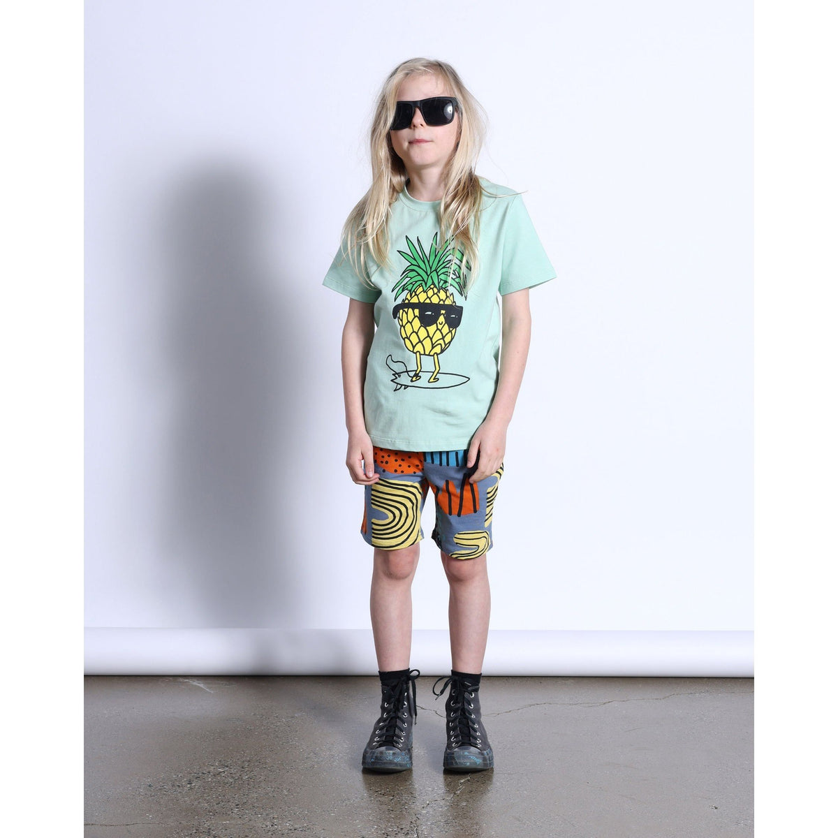 Cool Pineapple Tee- Mint