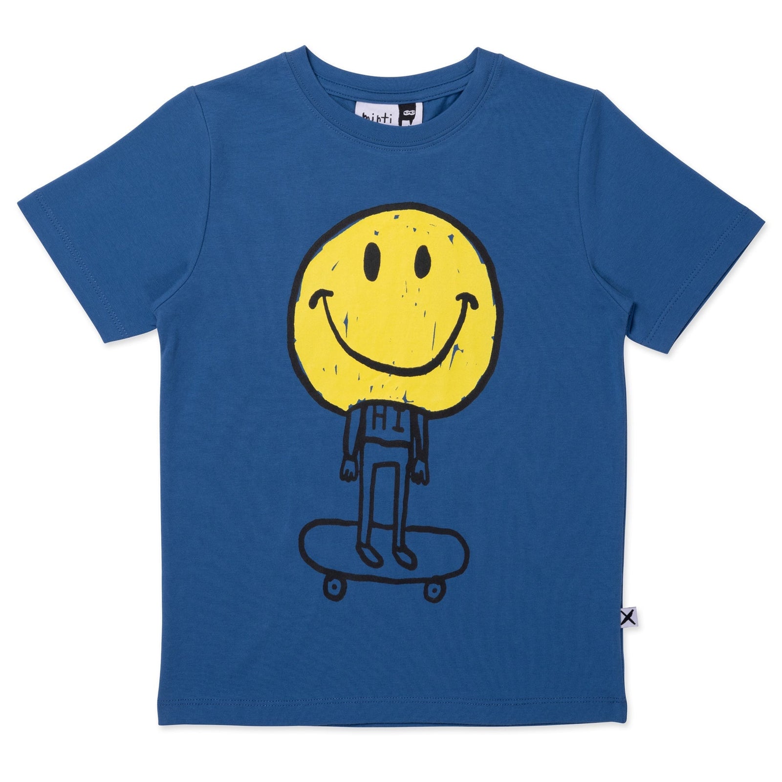 Happy Skater Tee- Blue