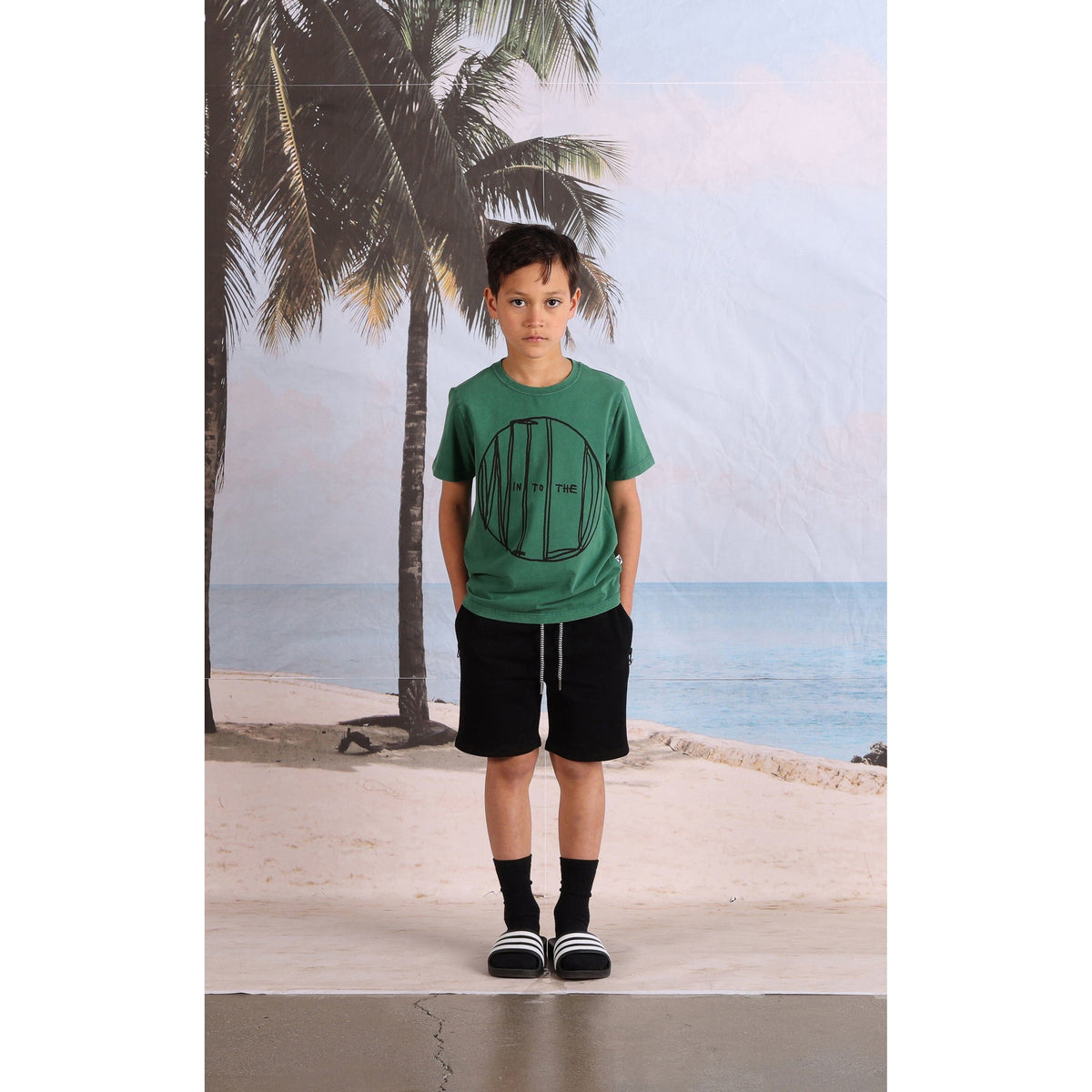 Into The Wild Tee- Jungle Wash