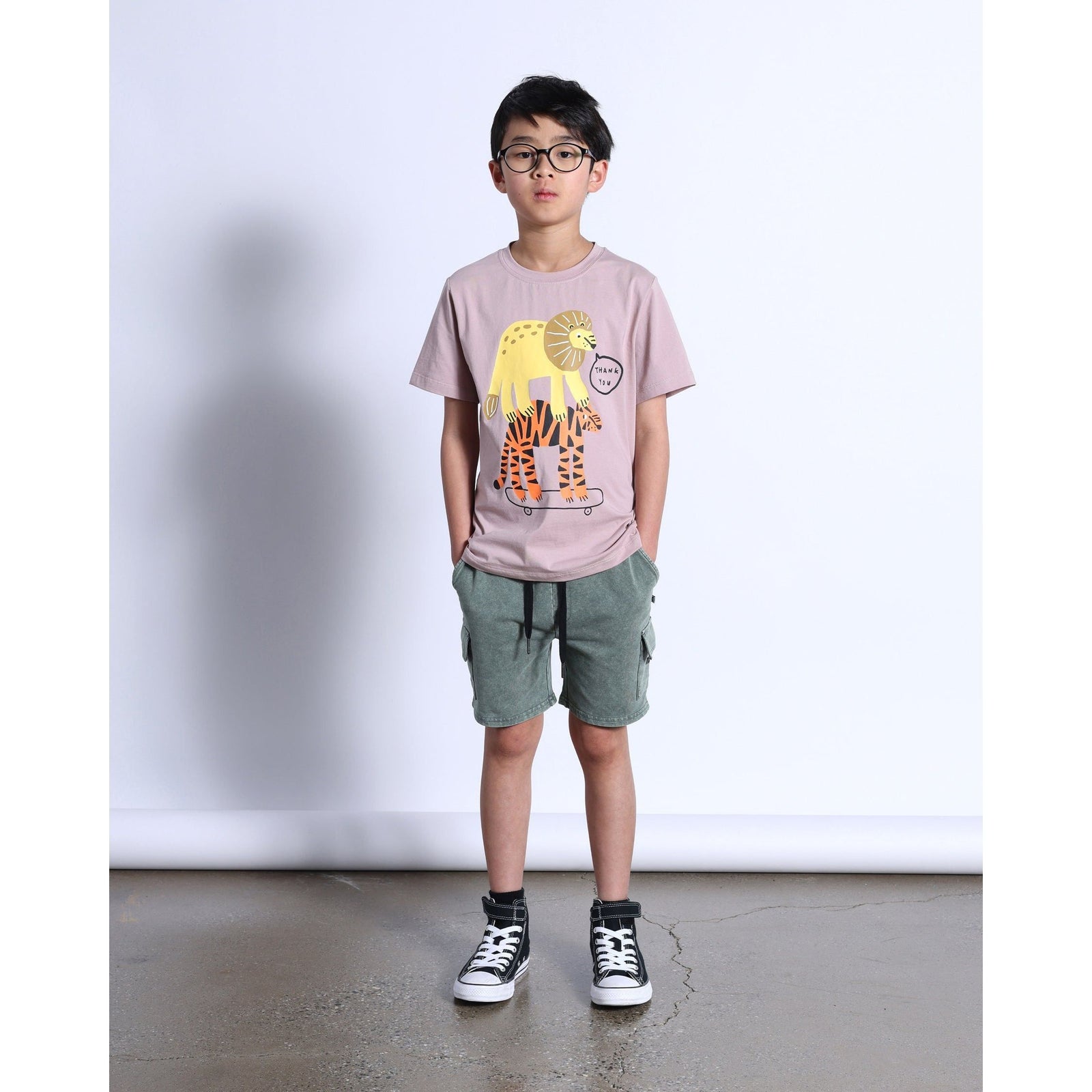 Jungle Skaters Tee- Clay