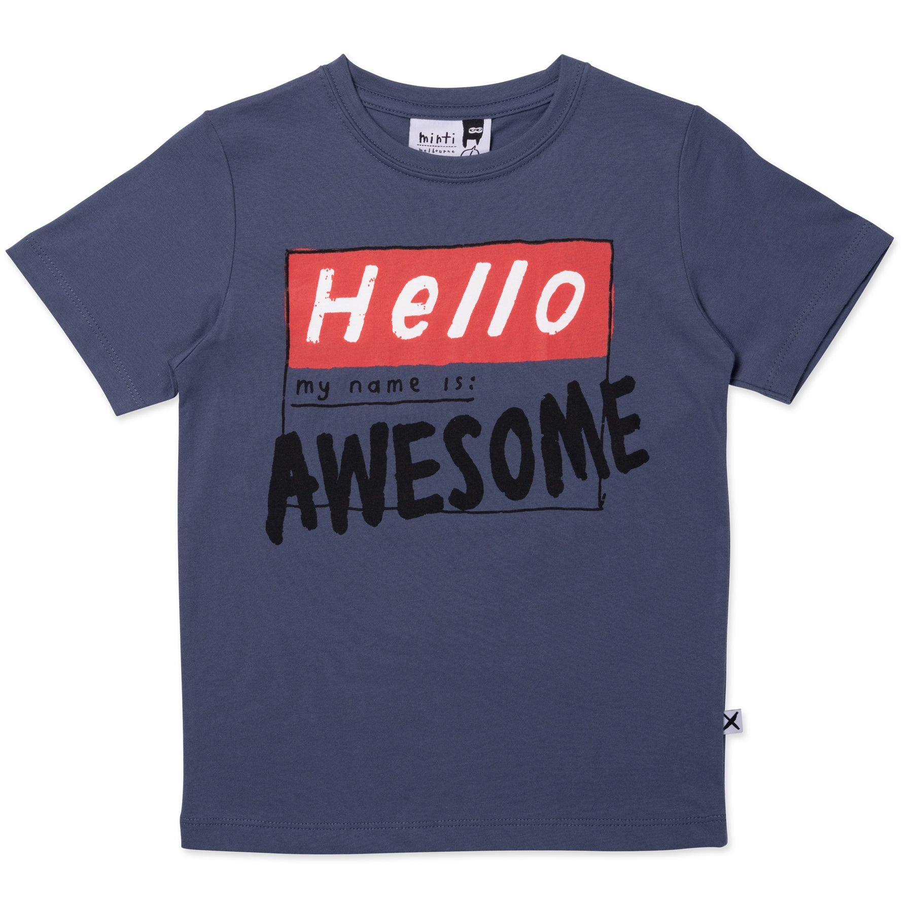 My Name Is Awesome Tee- Midnight