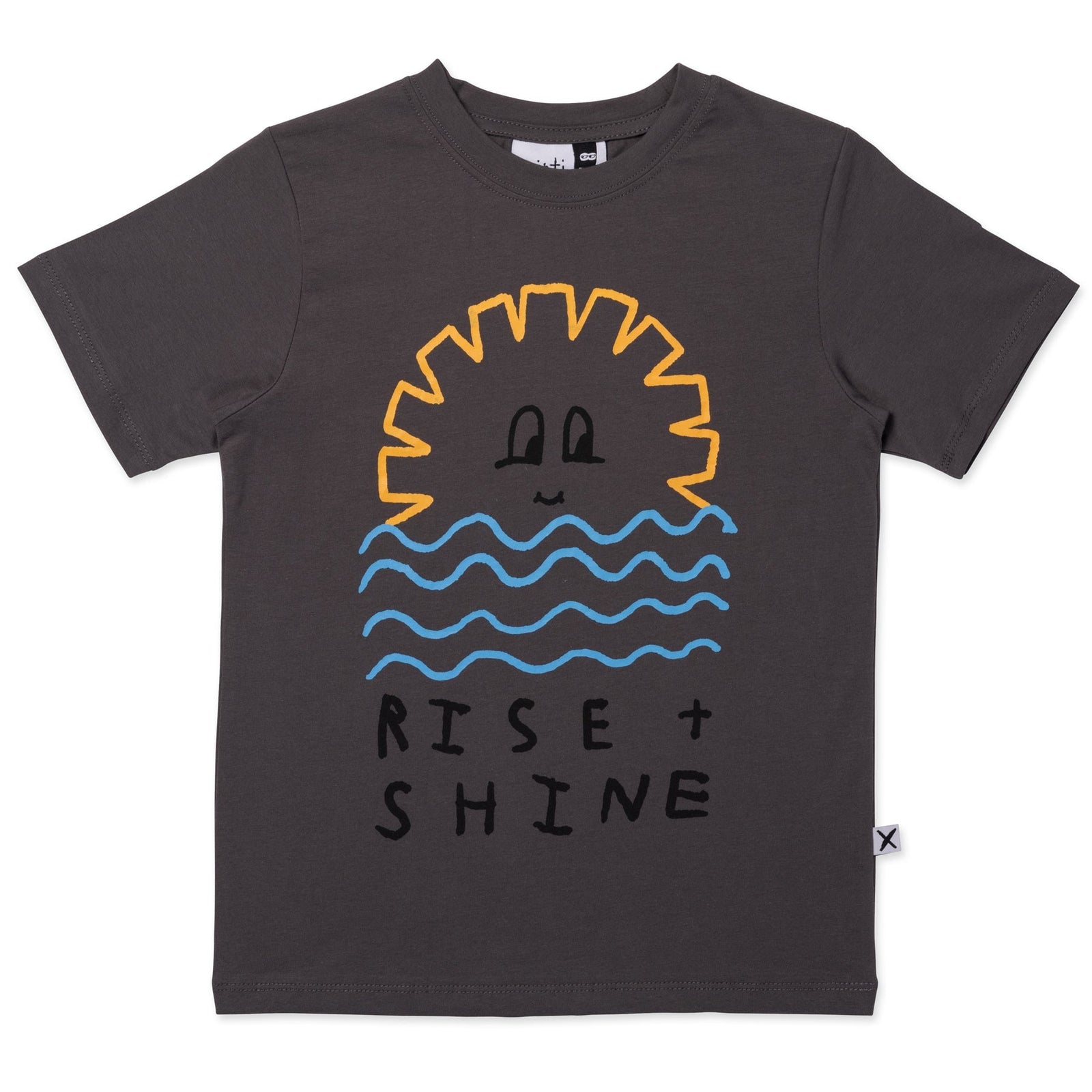 Rise And Shine Tee- Dark Grey