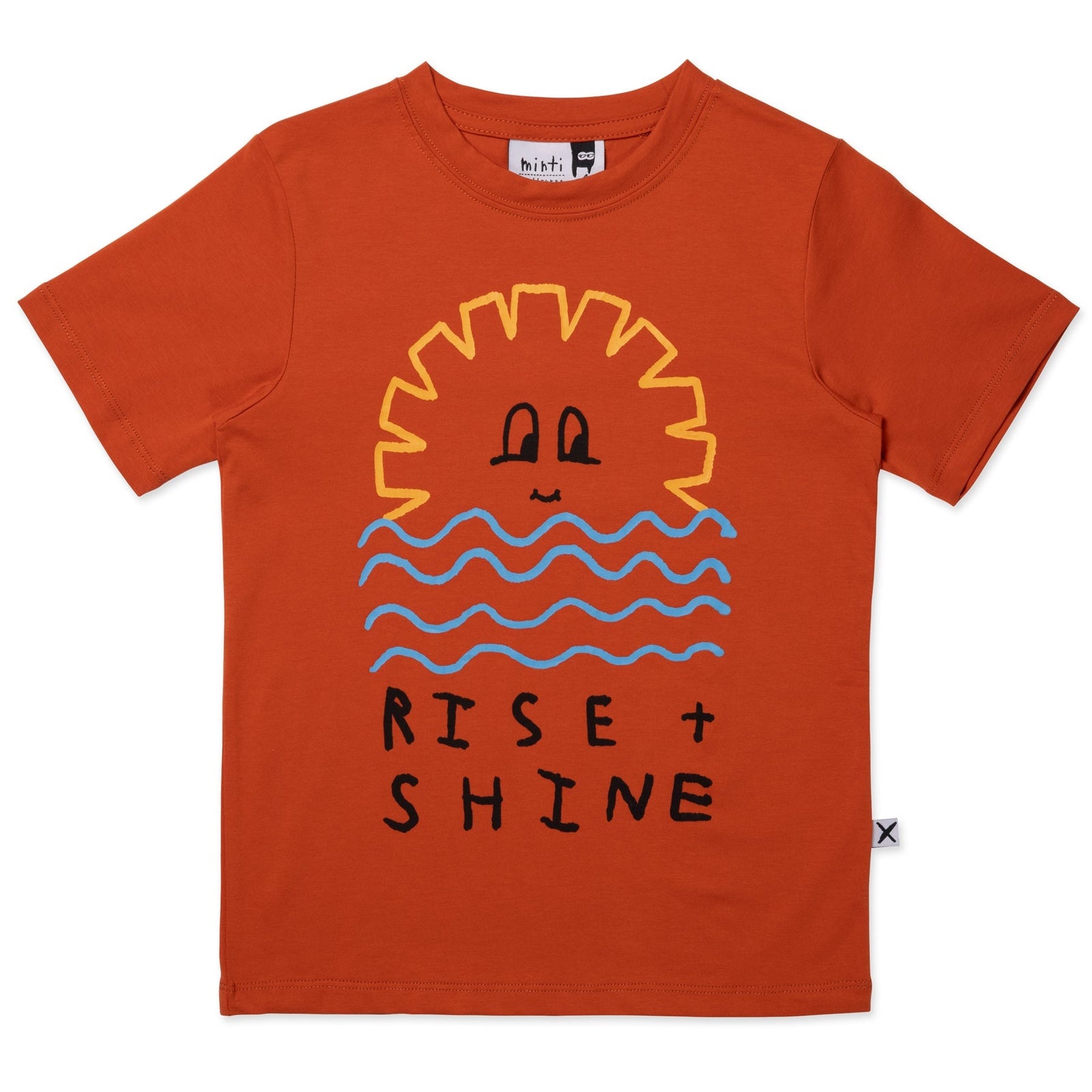 Rise And Shine Tee- Rust