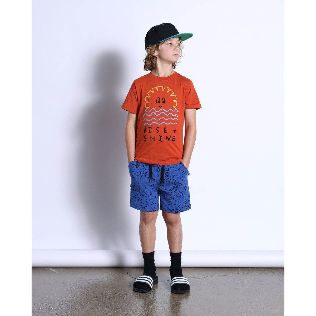 Rise And Shine Tee- Rust
