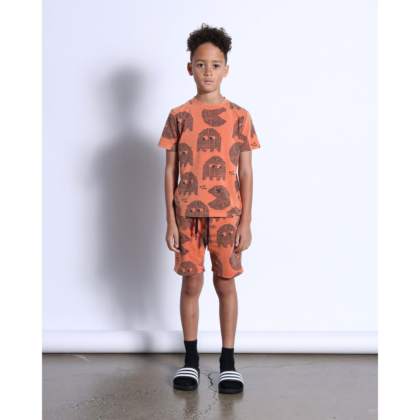 Retro Tee- Orange Wash