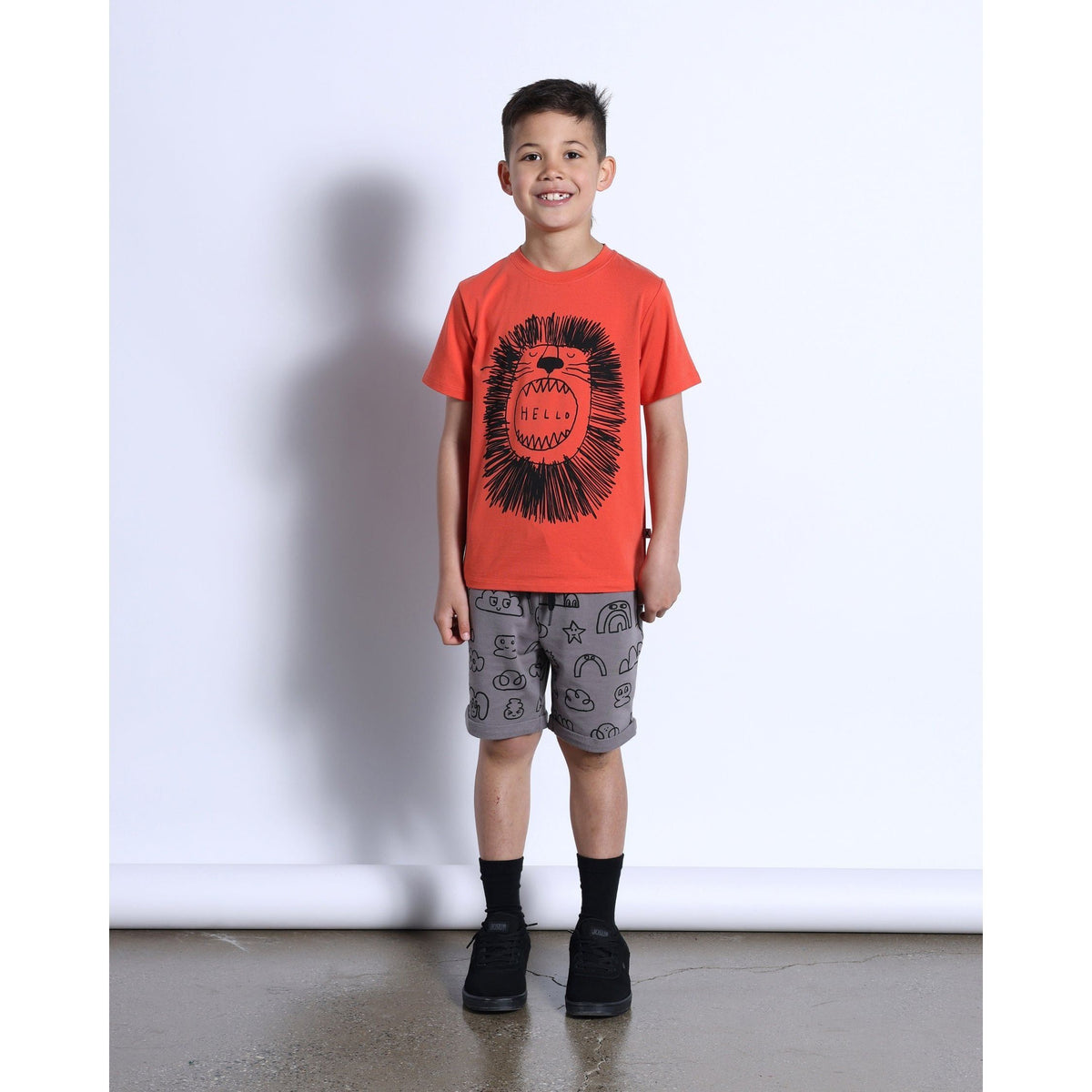 Roaring Lion Tee- Warm Orange