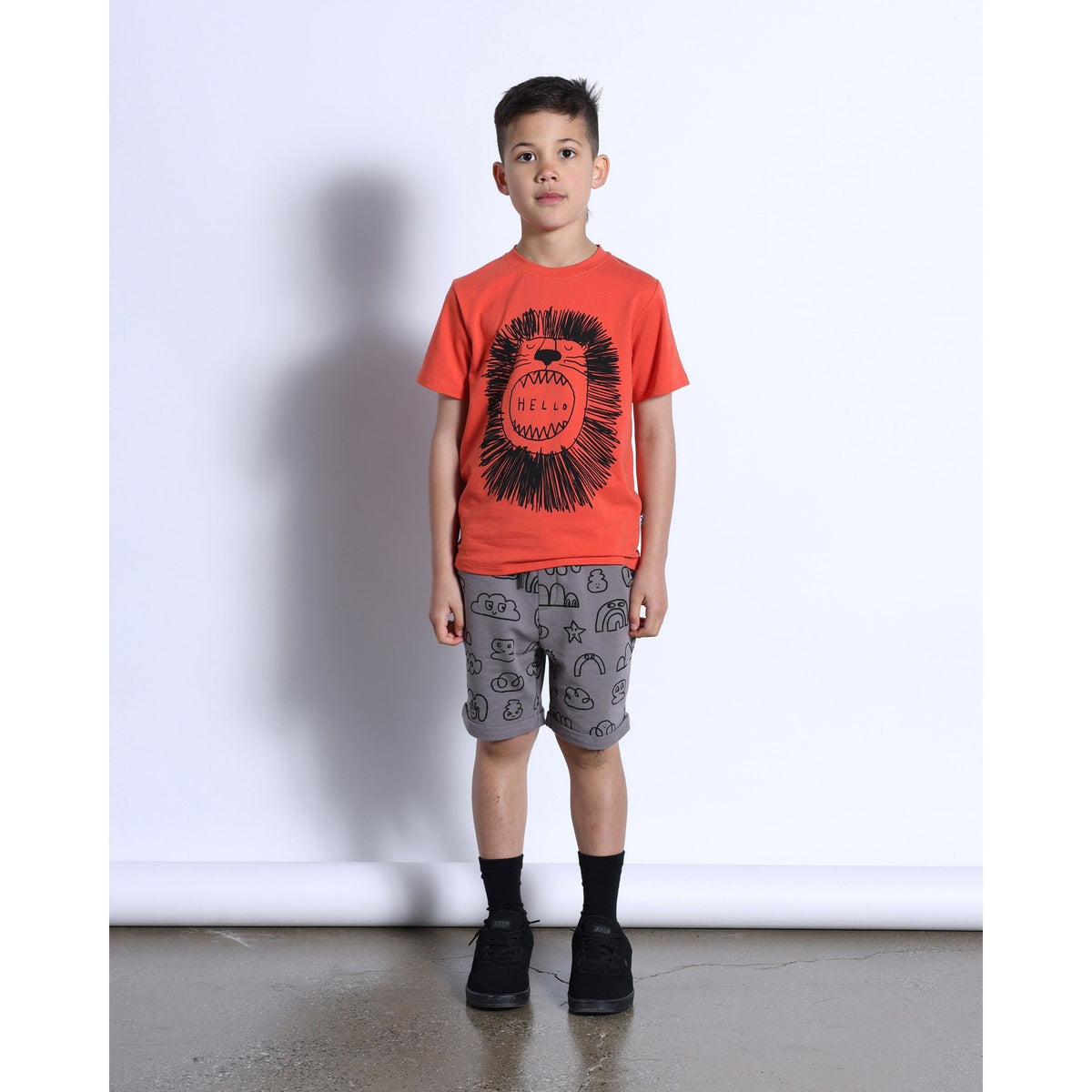 Roaring Lion Tee- Warm Orange
