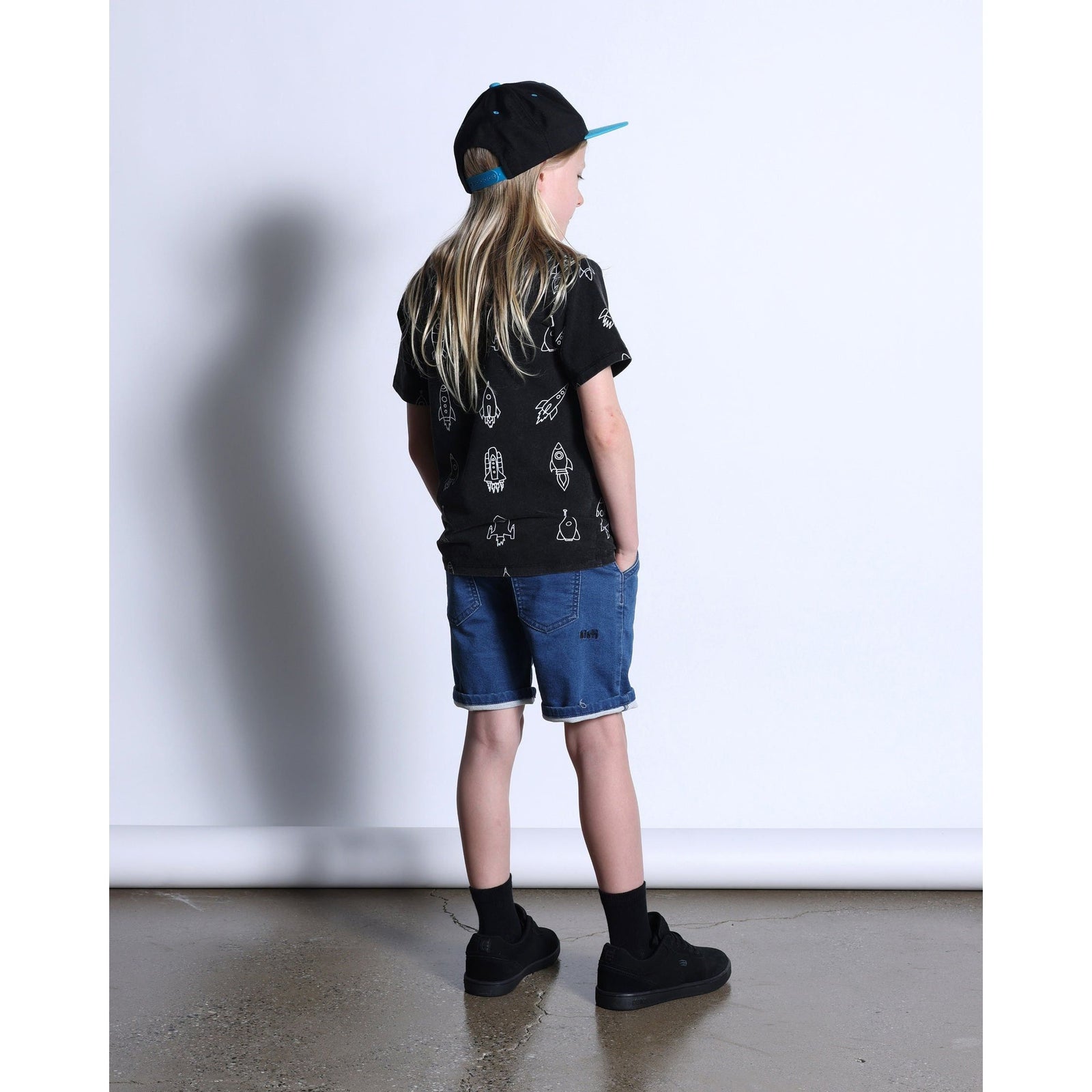 Rockets Tee- Black Wash