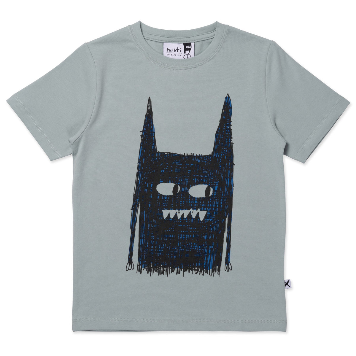 Scribble Monster Tee- Sage