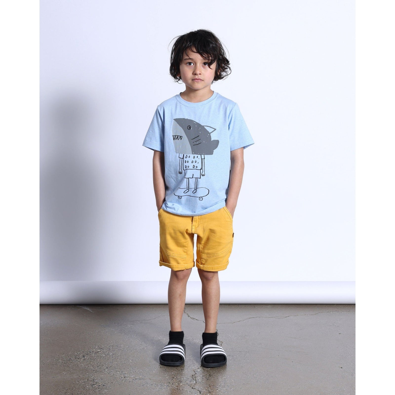 Soft Feel Chino Short- Mustard