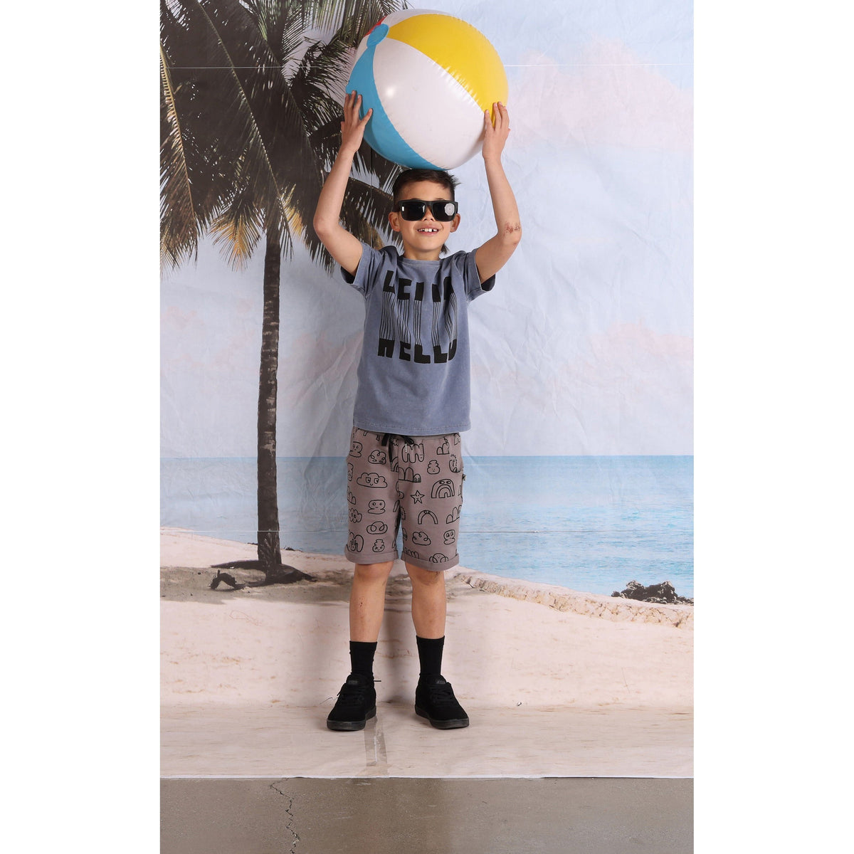 Drawings Short- Dark Grey