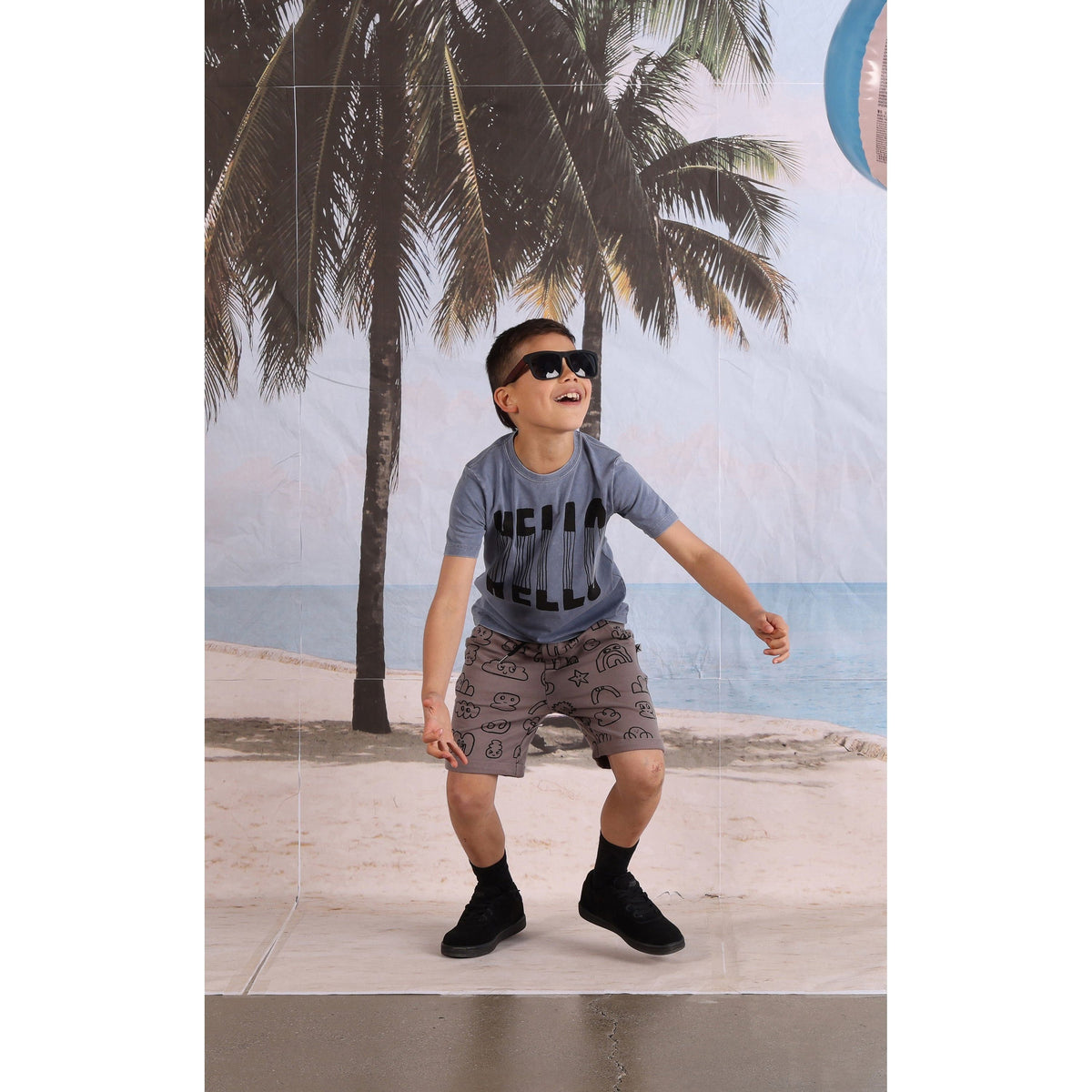 Drawings Short- Dark Grey