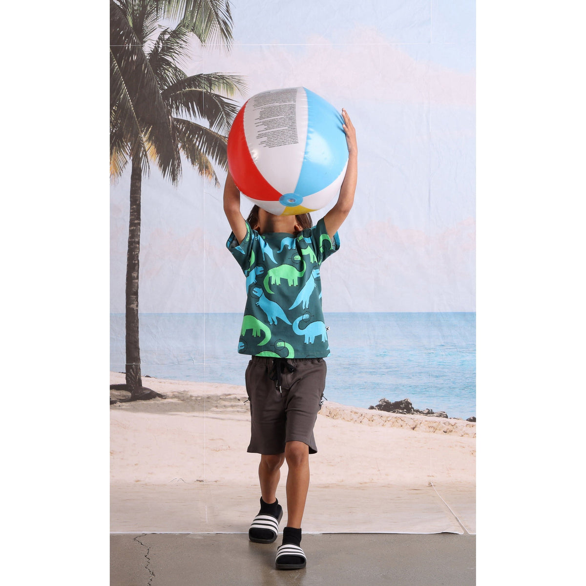 Zipped Short- Dark Slate