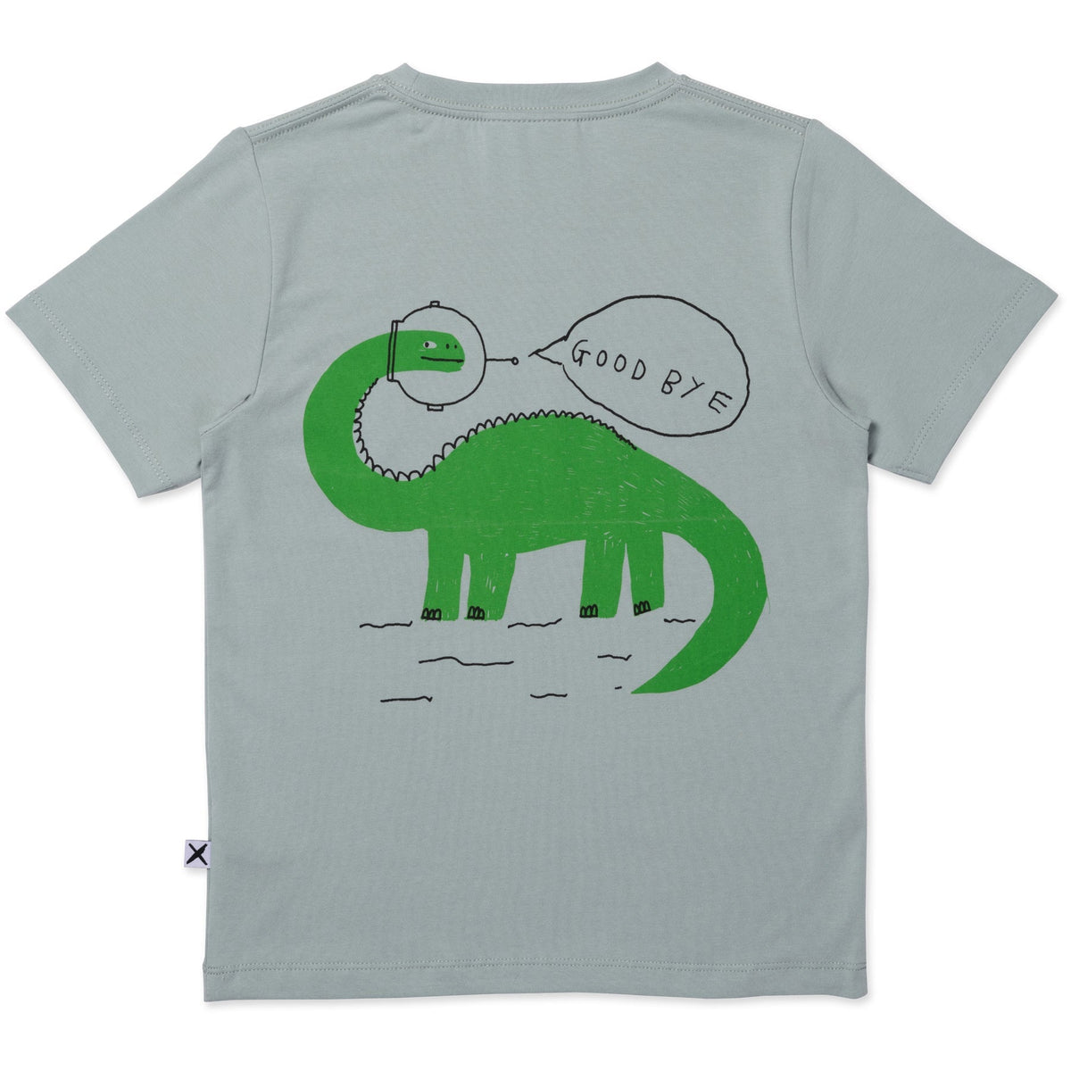 Space Dinos Tee- Sage