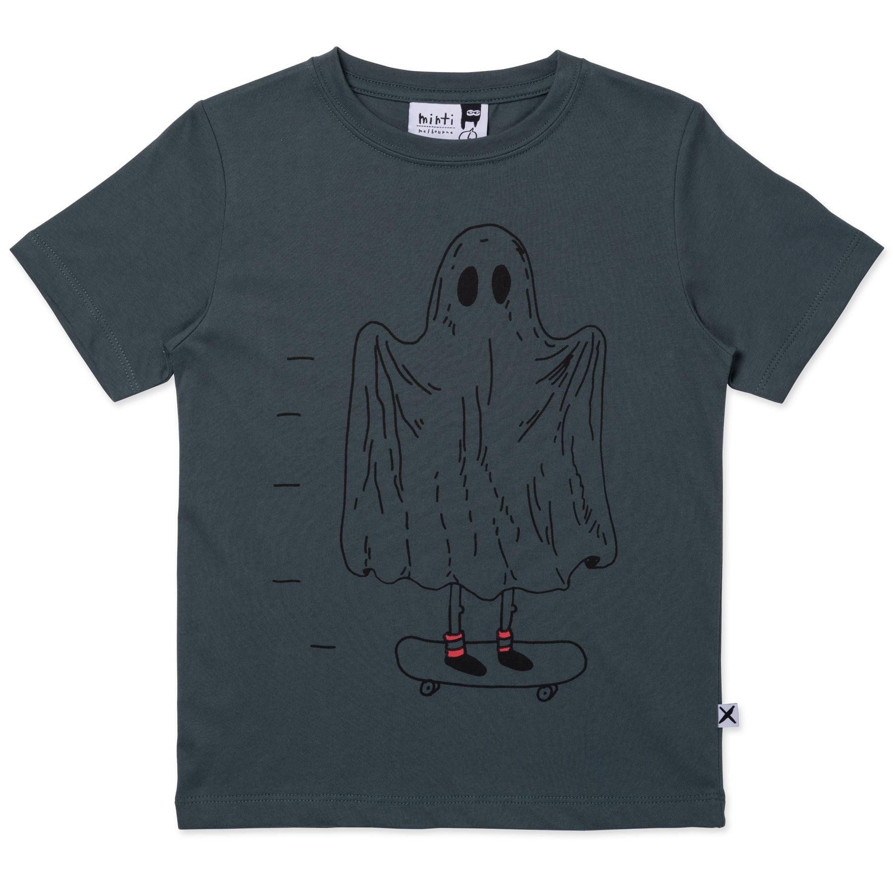 Spooky Skater Tee- Forest