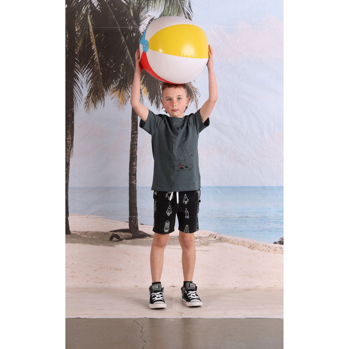 Rockets Short- Black Wash