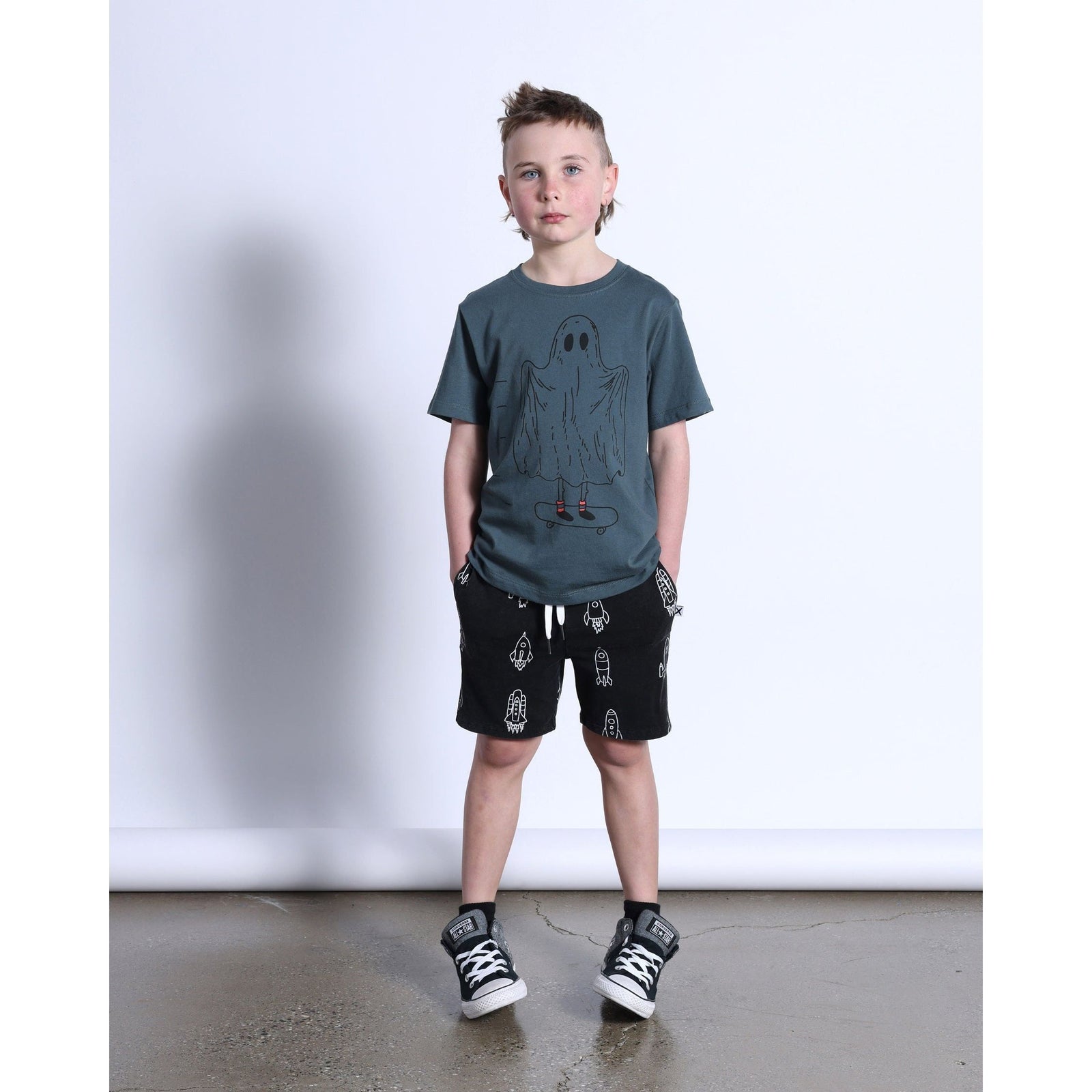 Rockets Short- Black Wash