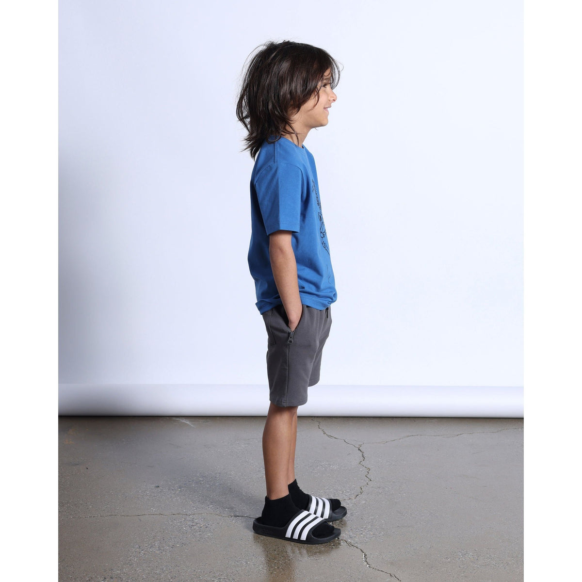 Speedy Skeleton Tee- Blue