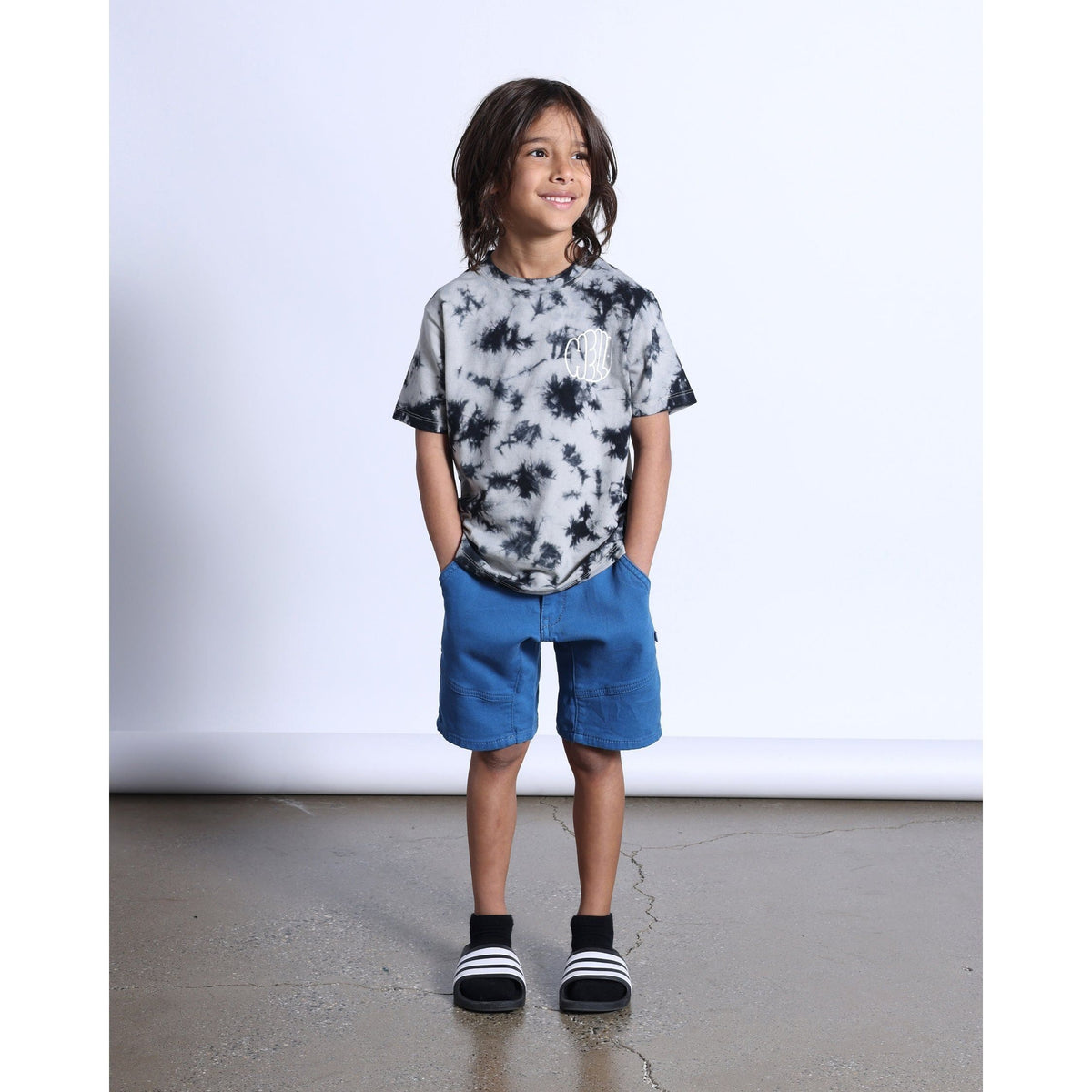 Soft Feel Chino Short- Cobalt