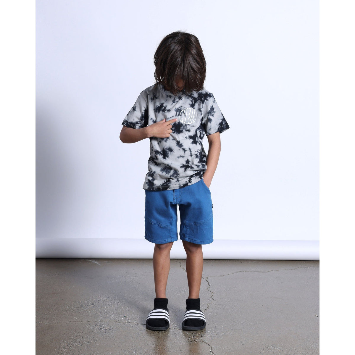 Soft Feel Chino Short- Cobalt