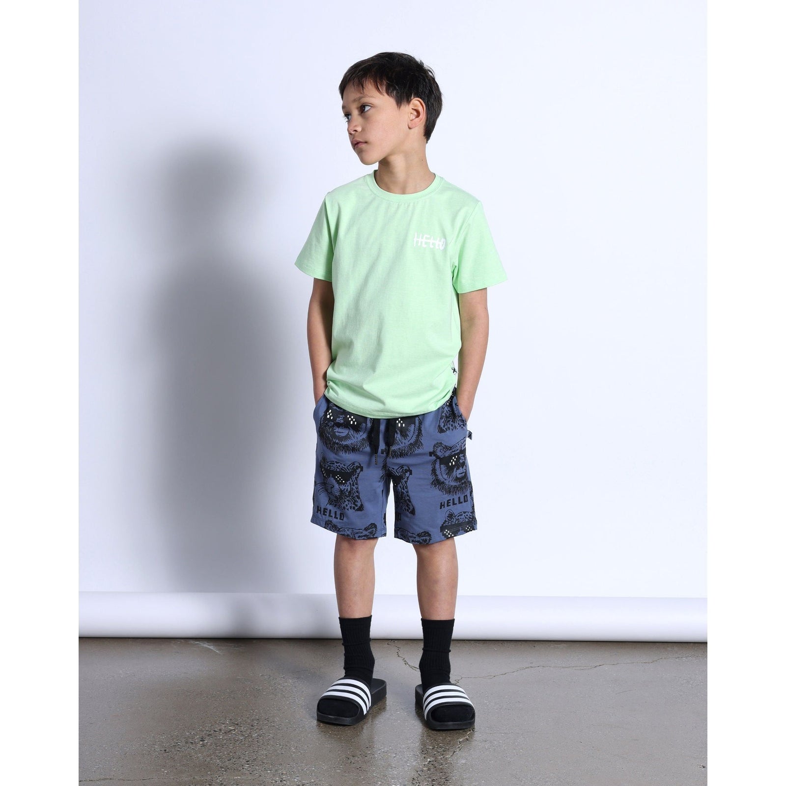 Pixelled Animals Short- Midnight