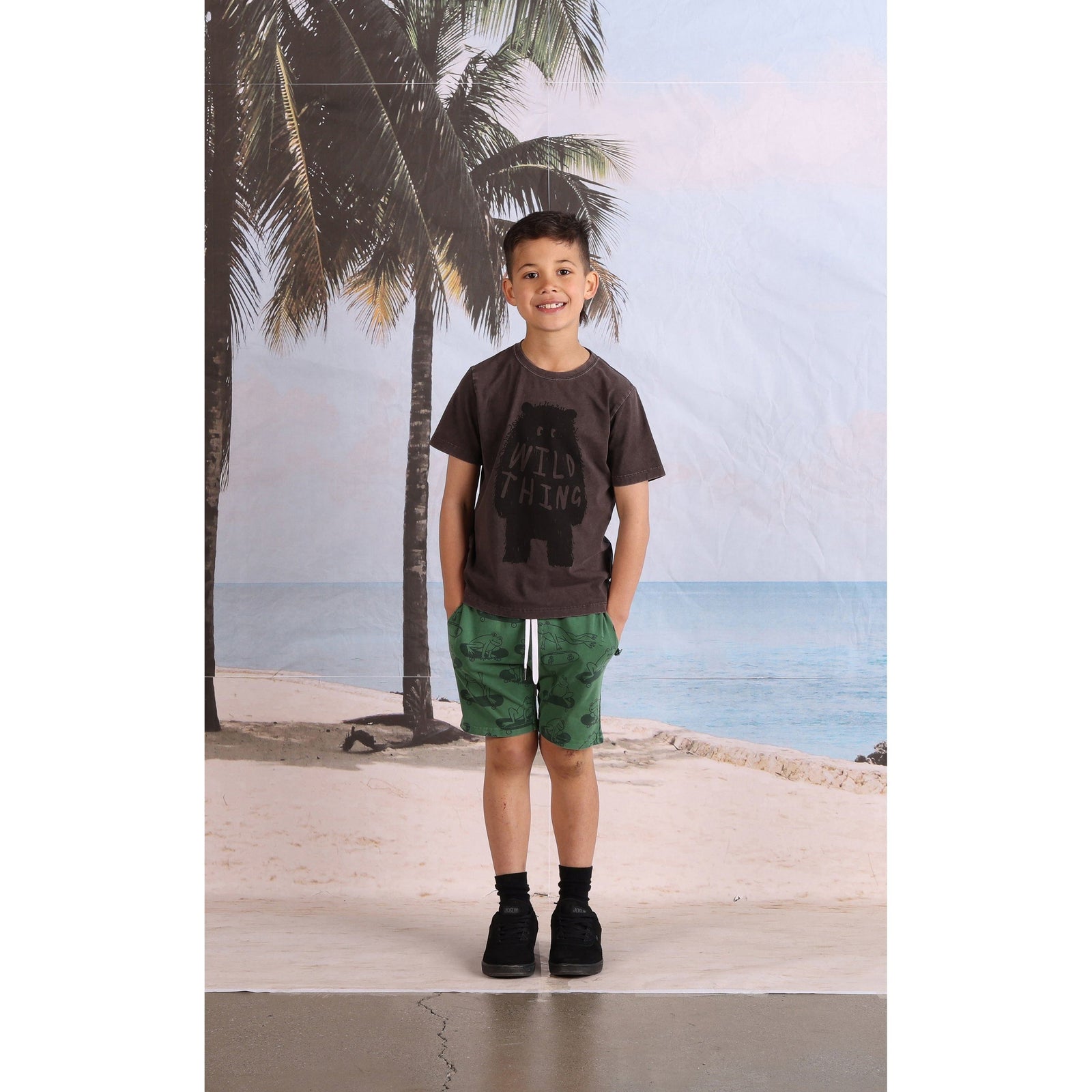 Wild Thing Tee- Black Wash