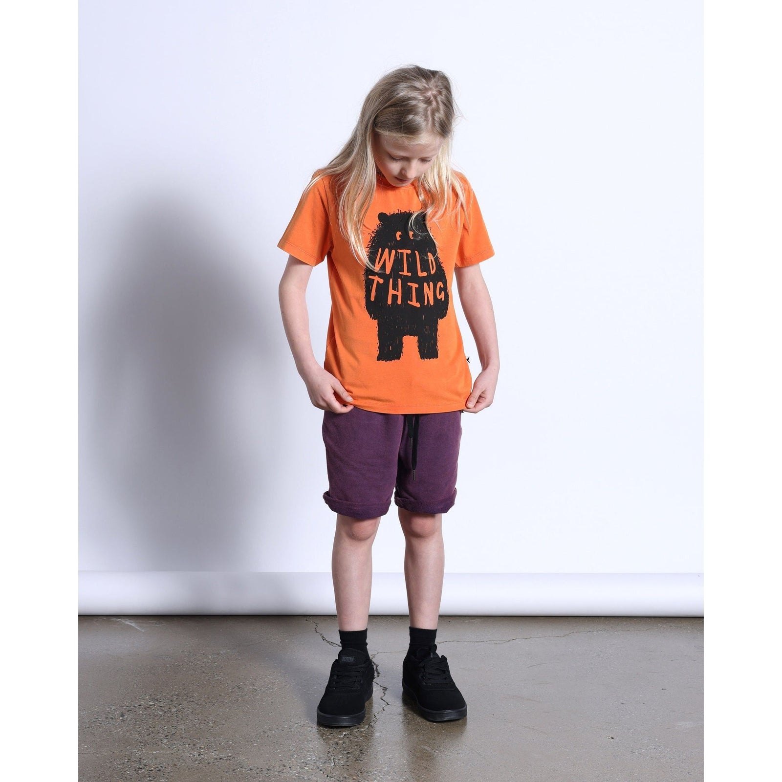 Wild Thing Tee- Orange Wash