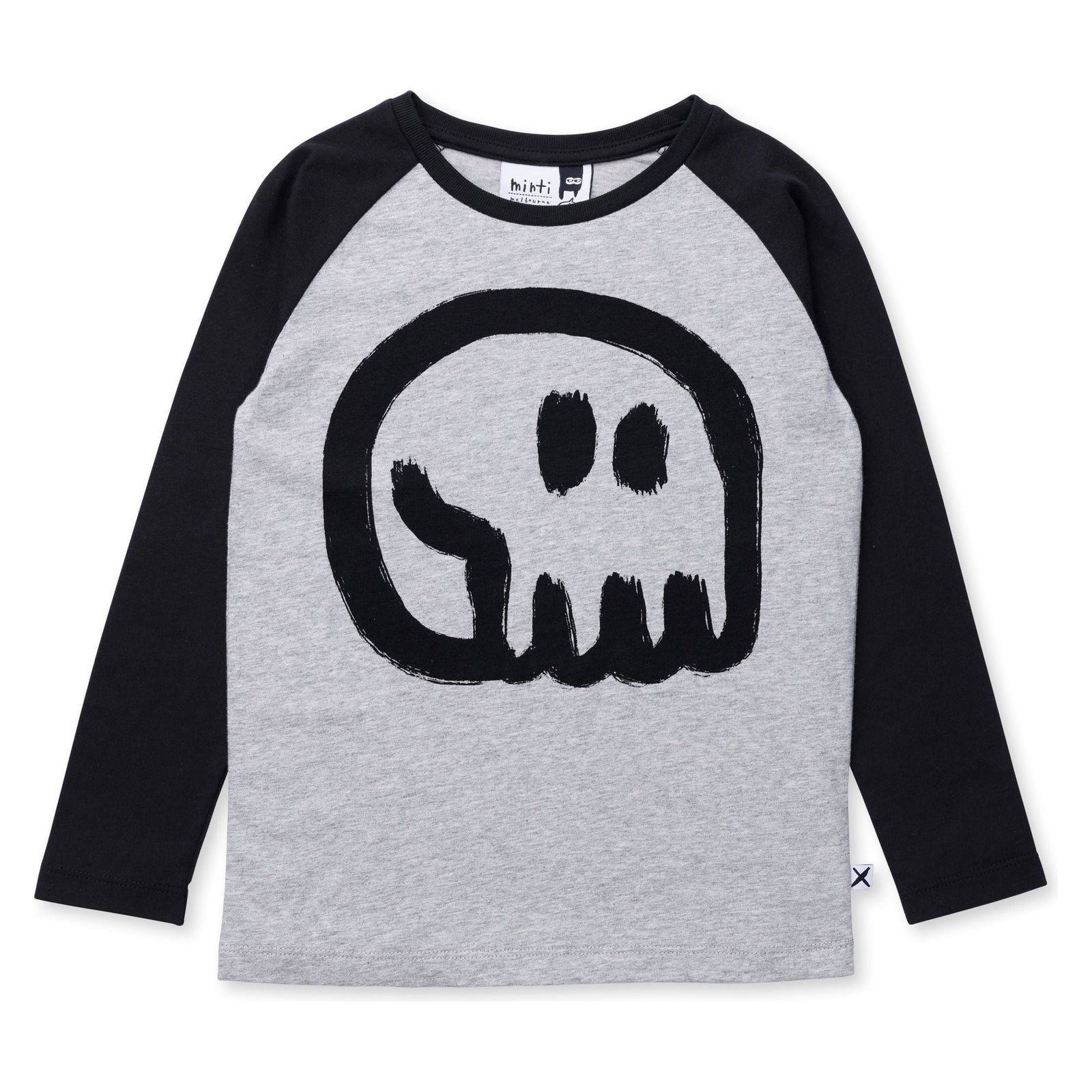 Charcoal Skull Tee