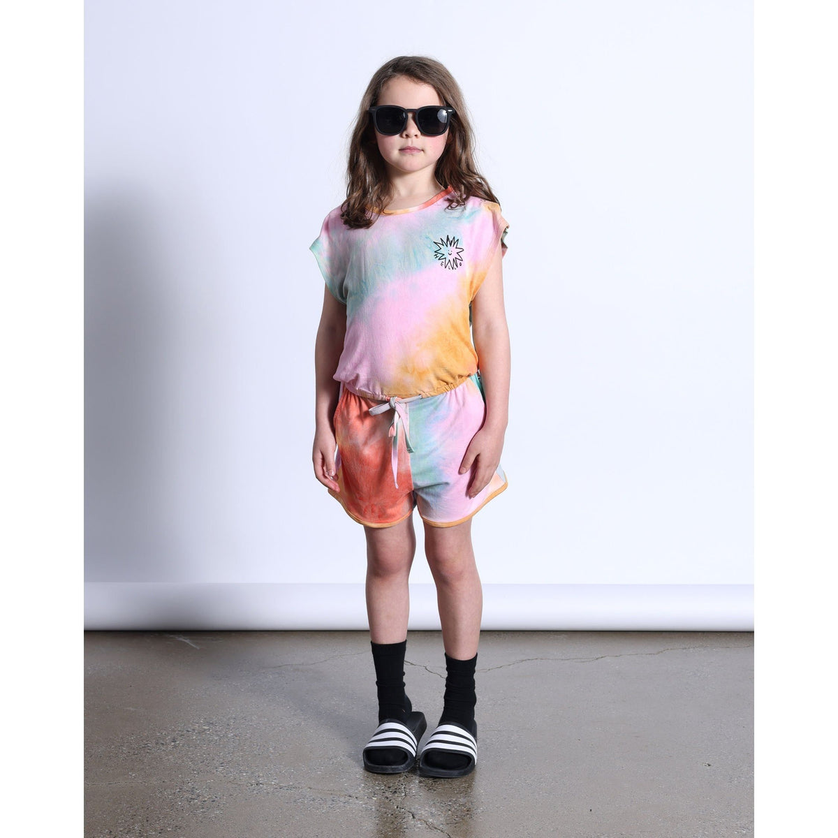 Gelato Tie Dye Playsuit- Multi