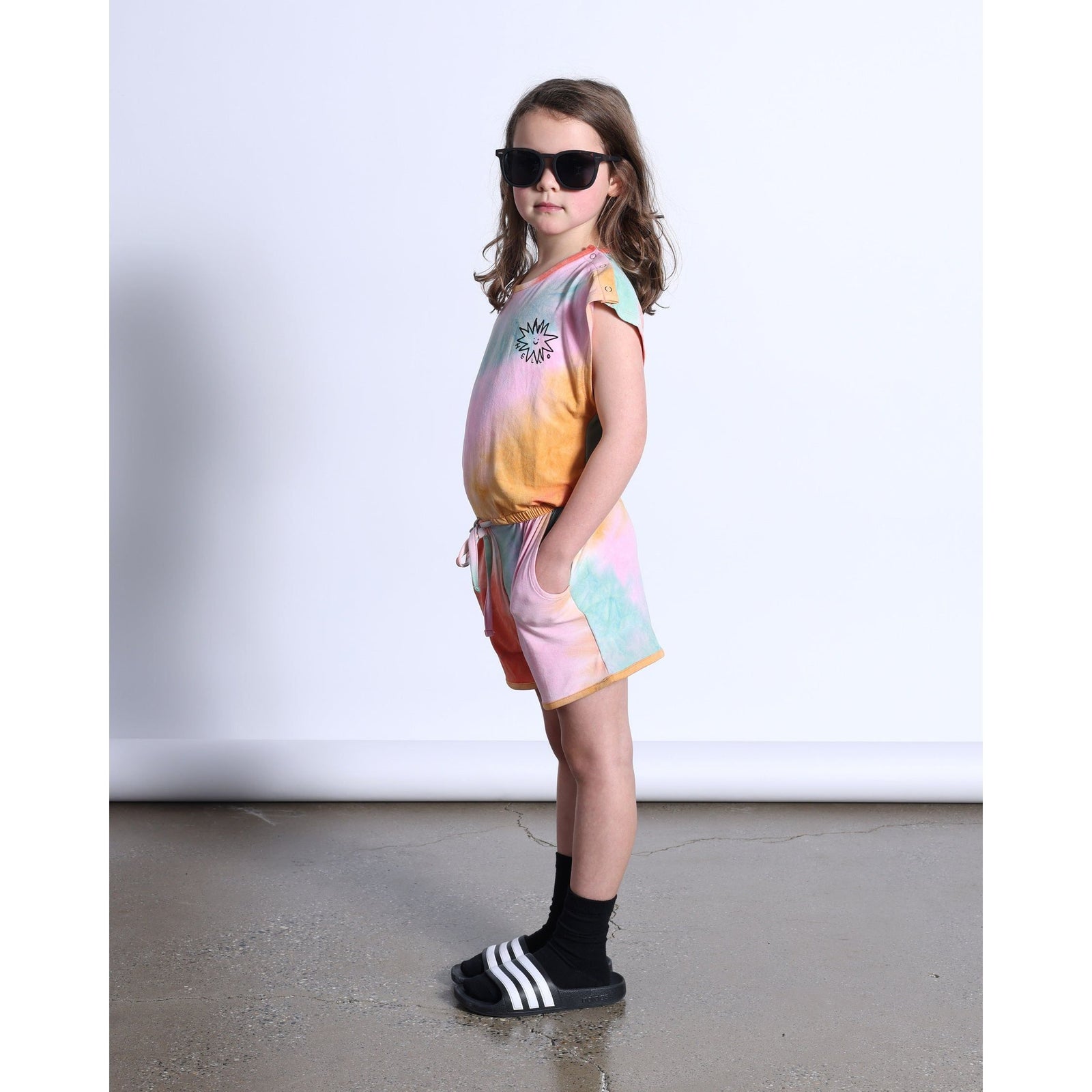 Gelato Tie Dye Playsuit- Multi