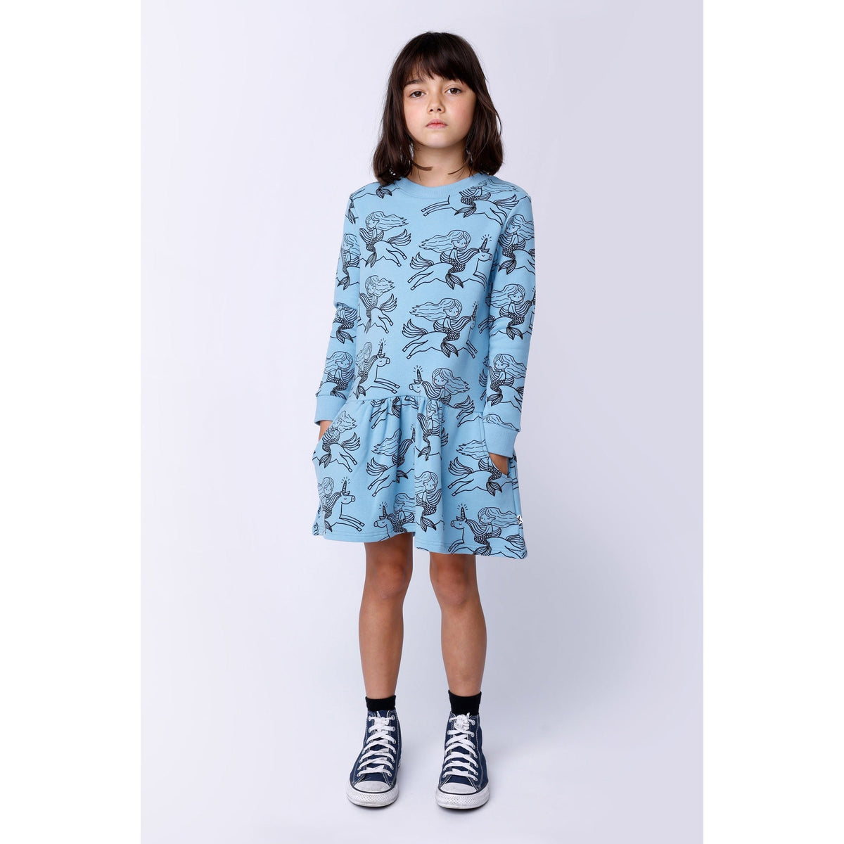 Mermaid And Unicorn Furry Dress