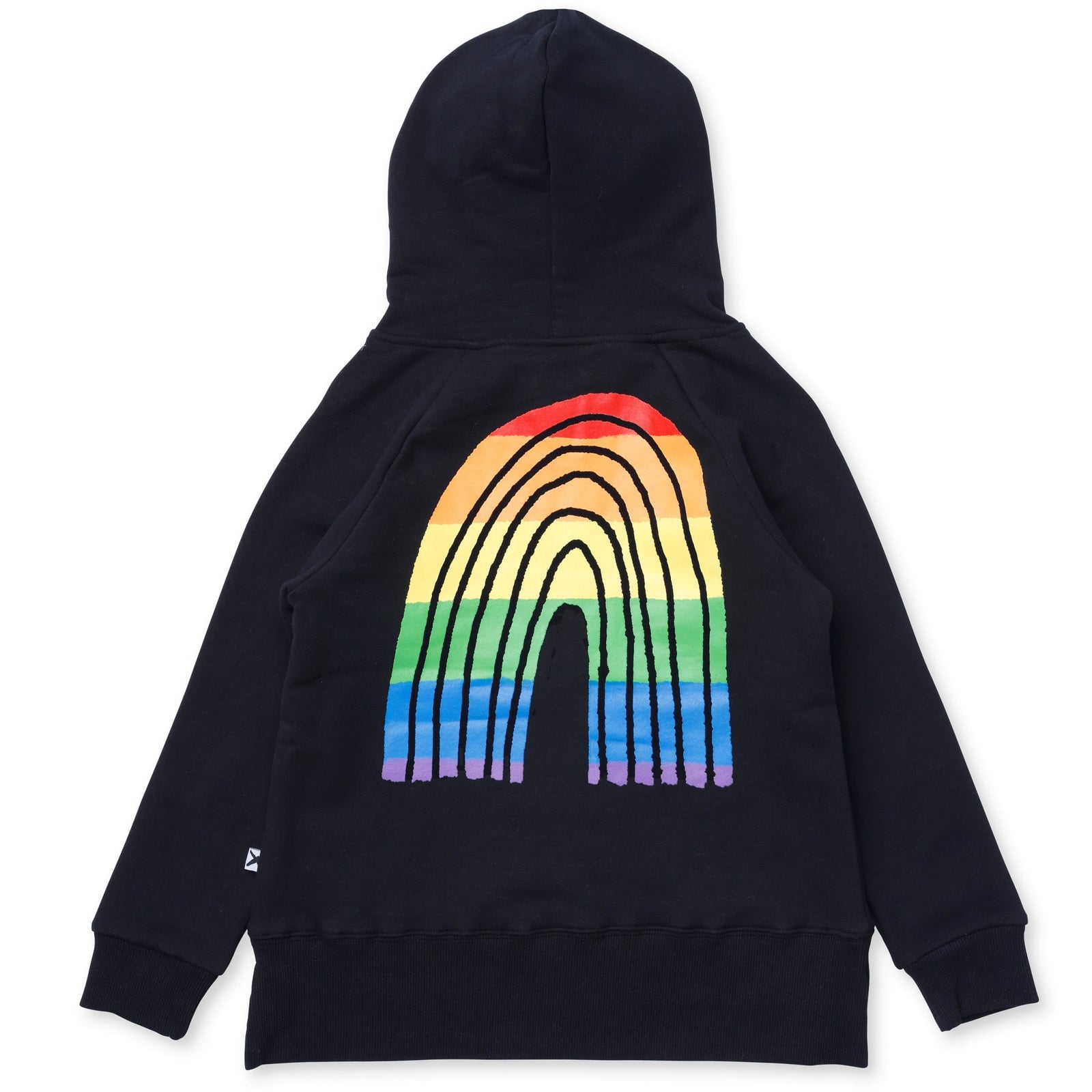 Stripey Rainbow Furry Zip Up