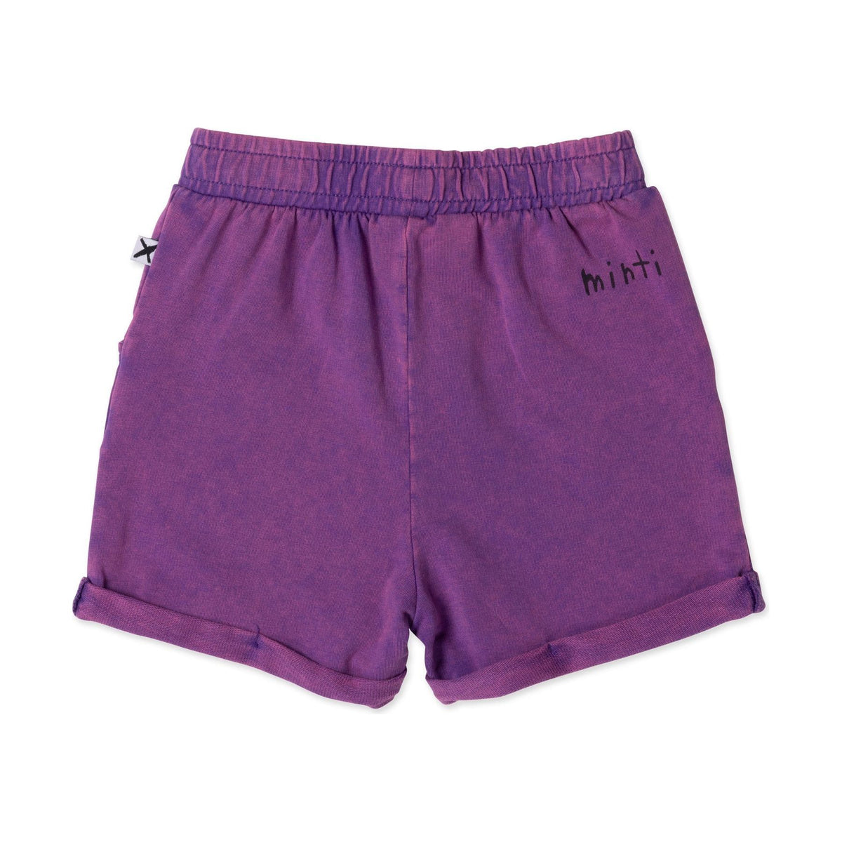Blasted Track Short- Purple Wash