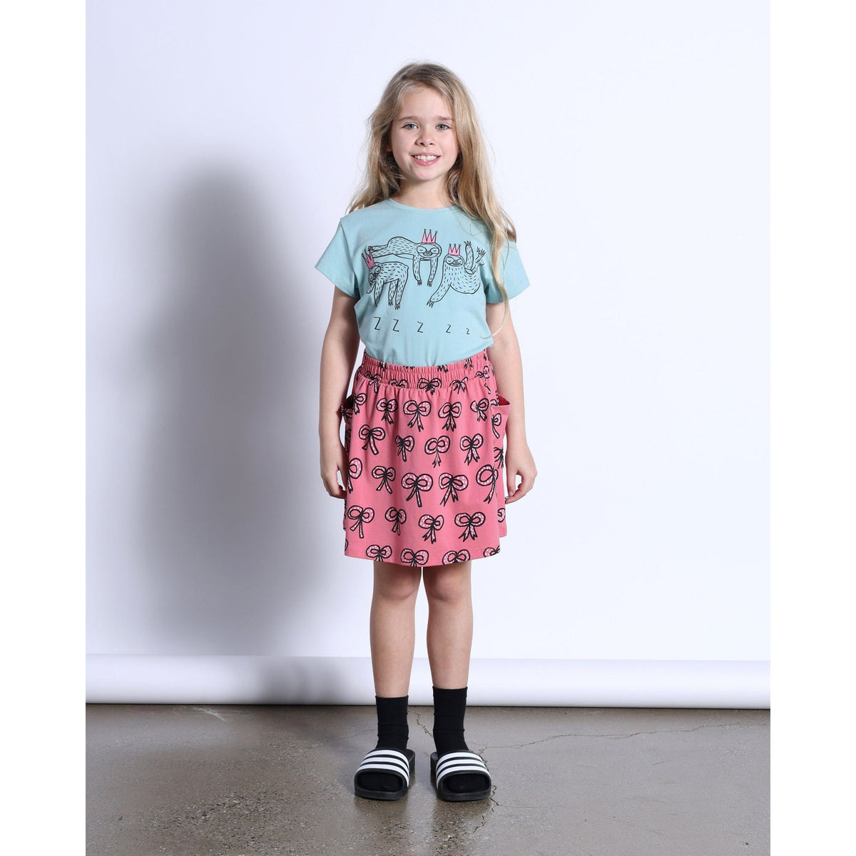 Bows Skirt- Rose