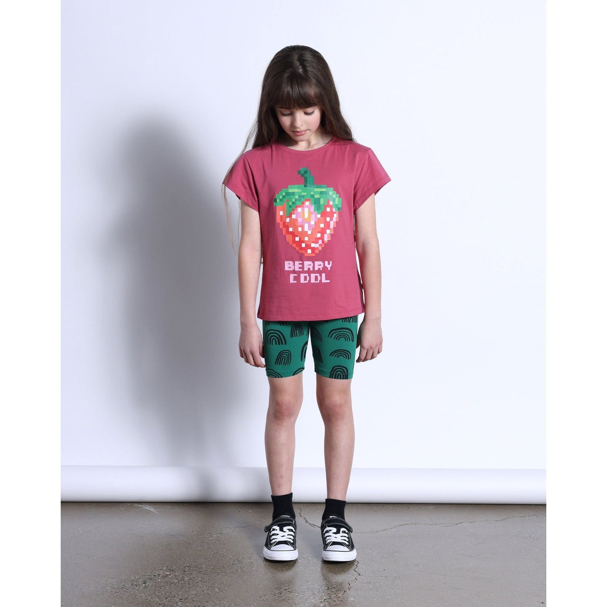 Berry Cool Tee- Rose