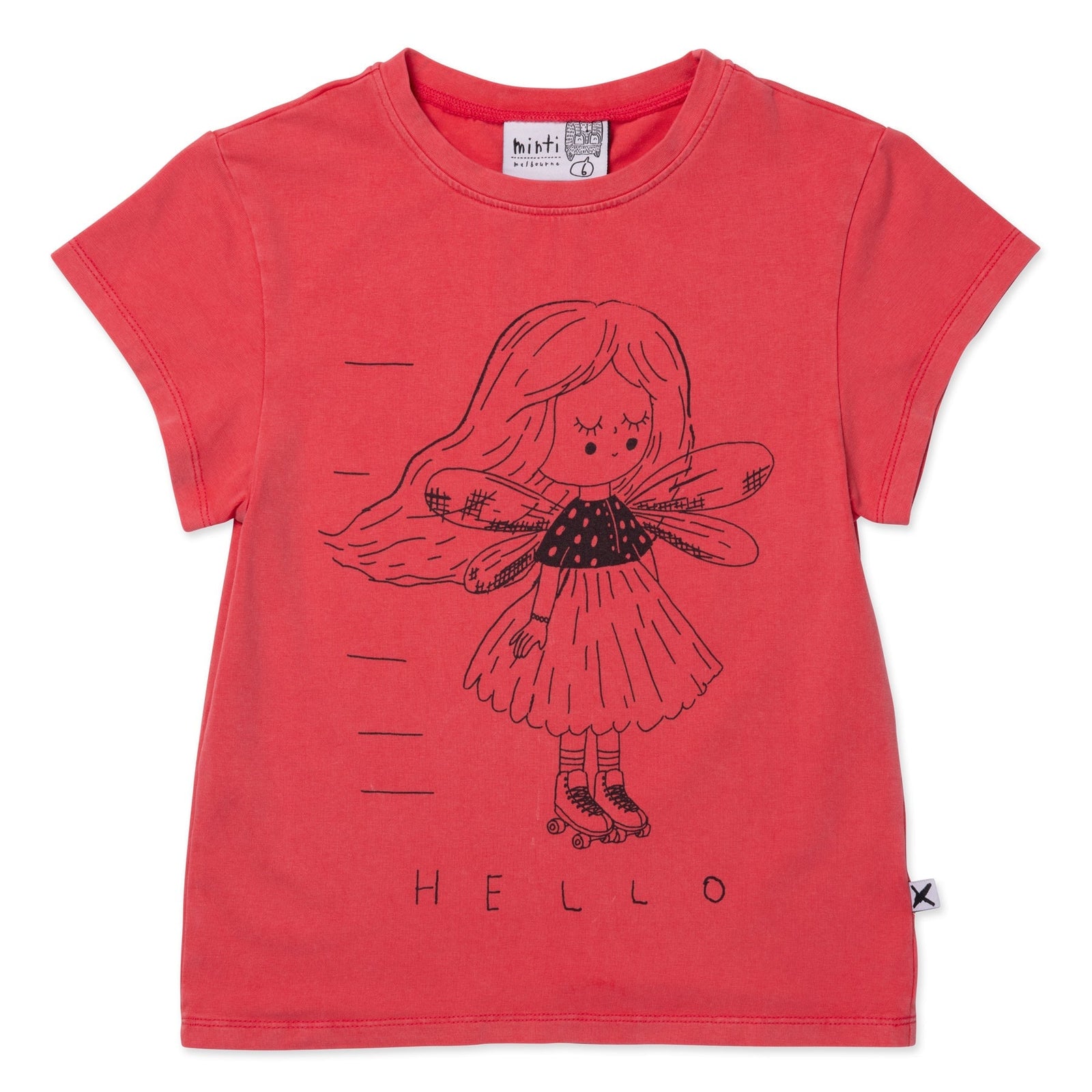 Fairy Skater Tee- Pink Wash