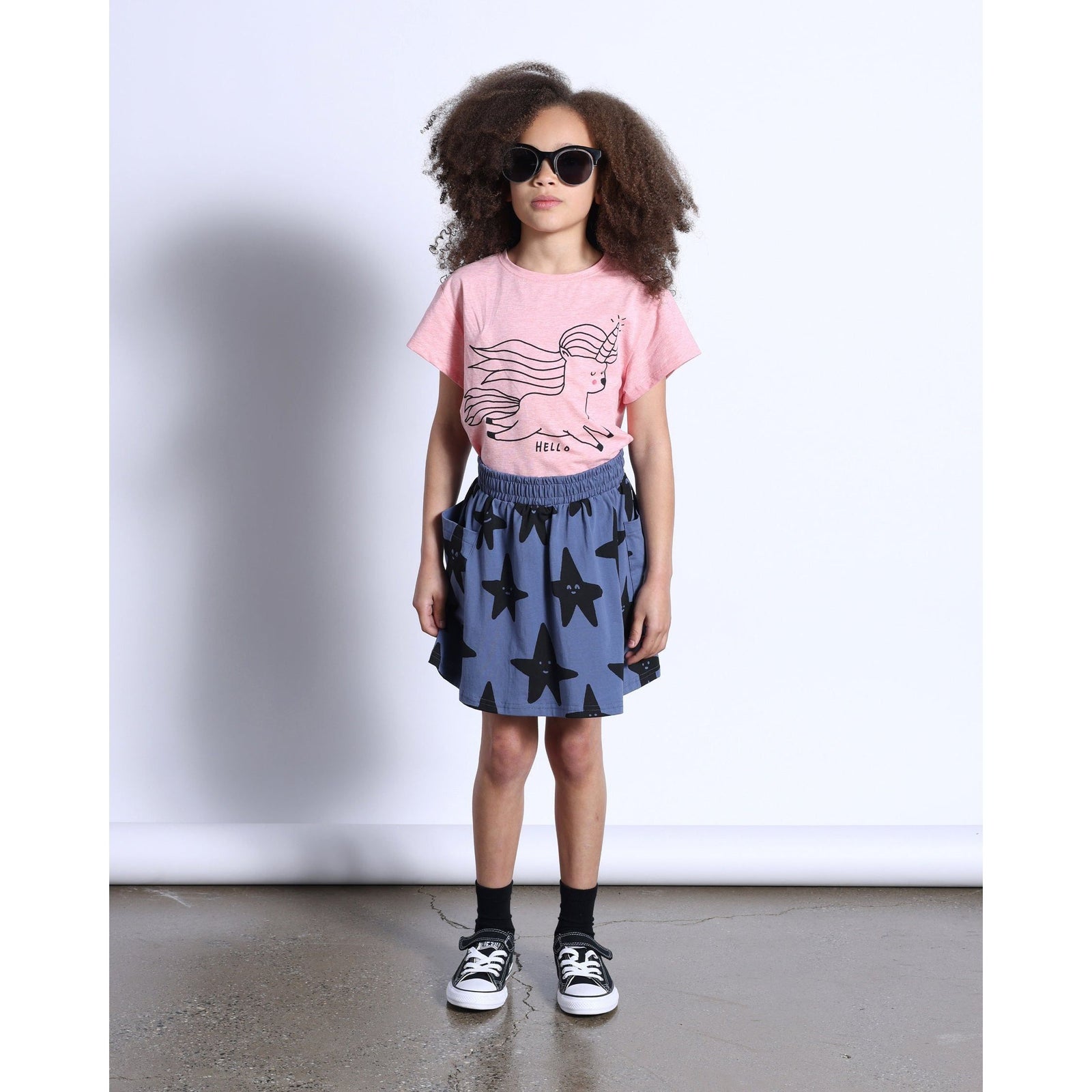 Happy Stars Skirt- Midnight