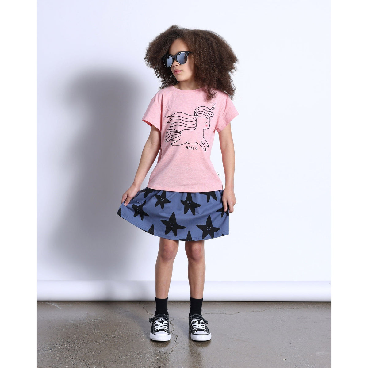 Happy Stars Skirt- Midnight