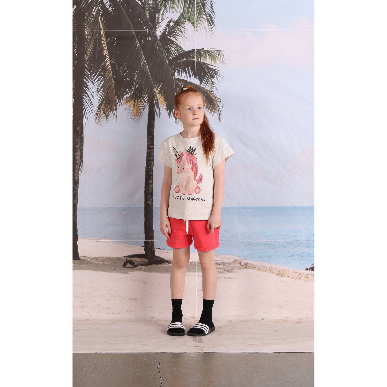 Quite Magical Tee- White Marle