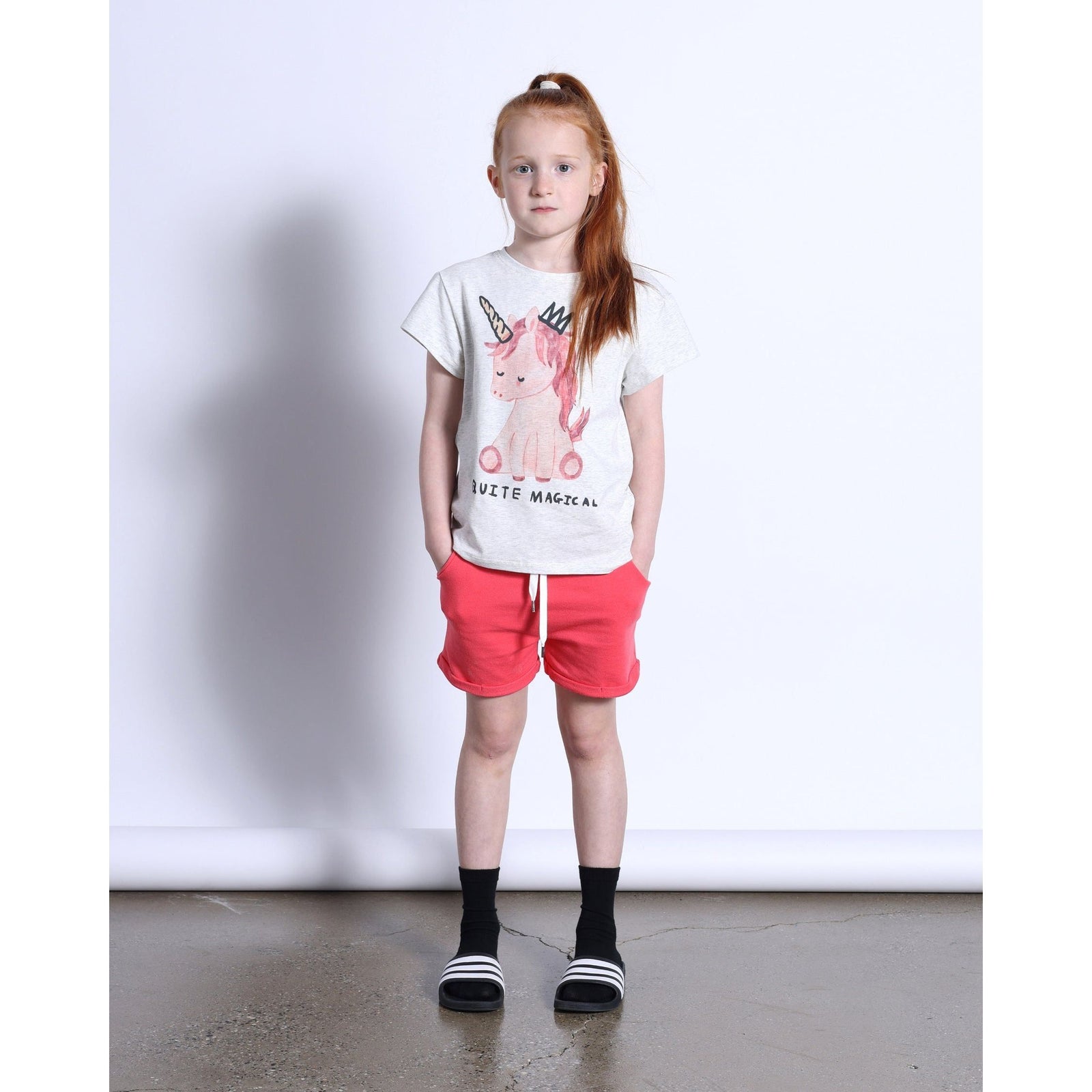 Quite Magical Tee- White Marle
