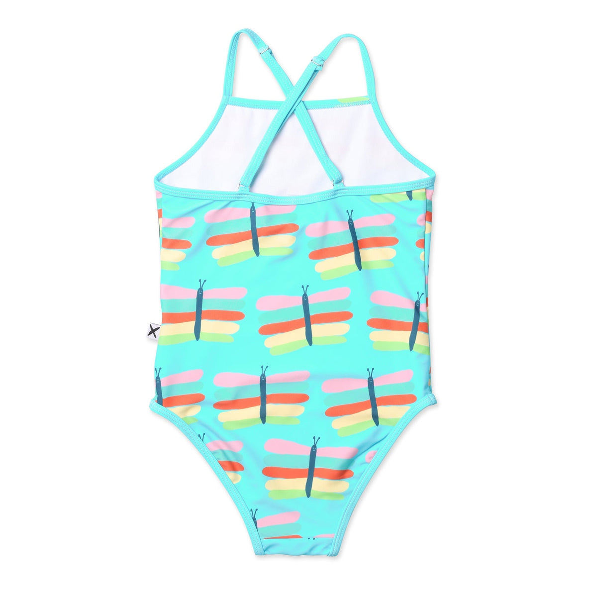 Pastel Butterflies Swimsuit- Teal
