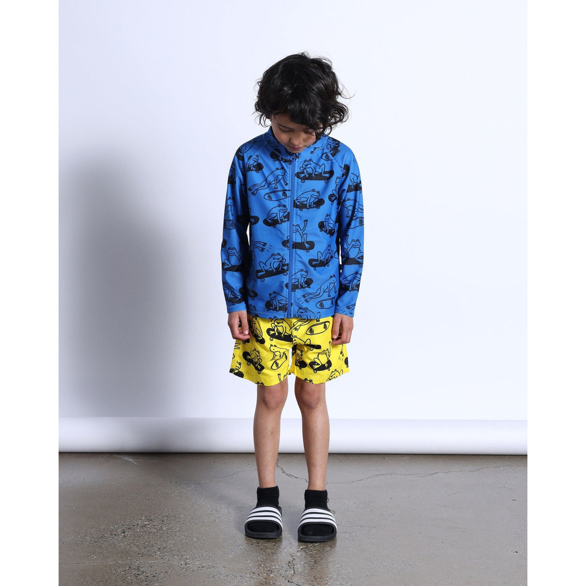 Skate Frogs Rashie- Blue