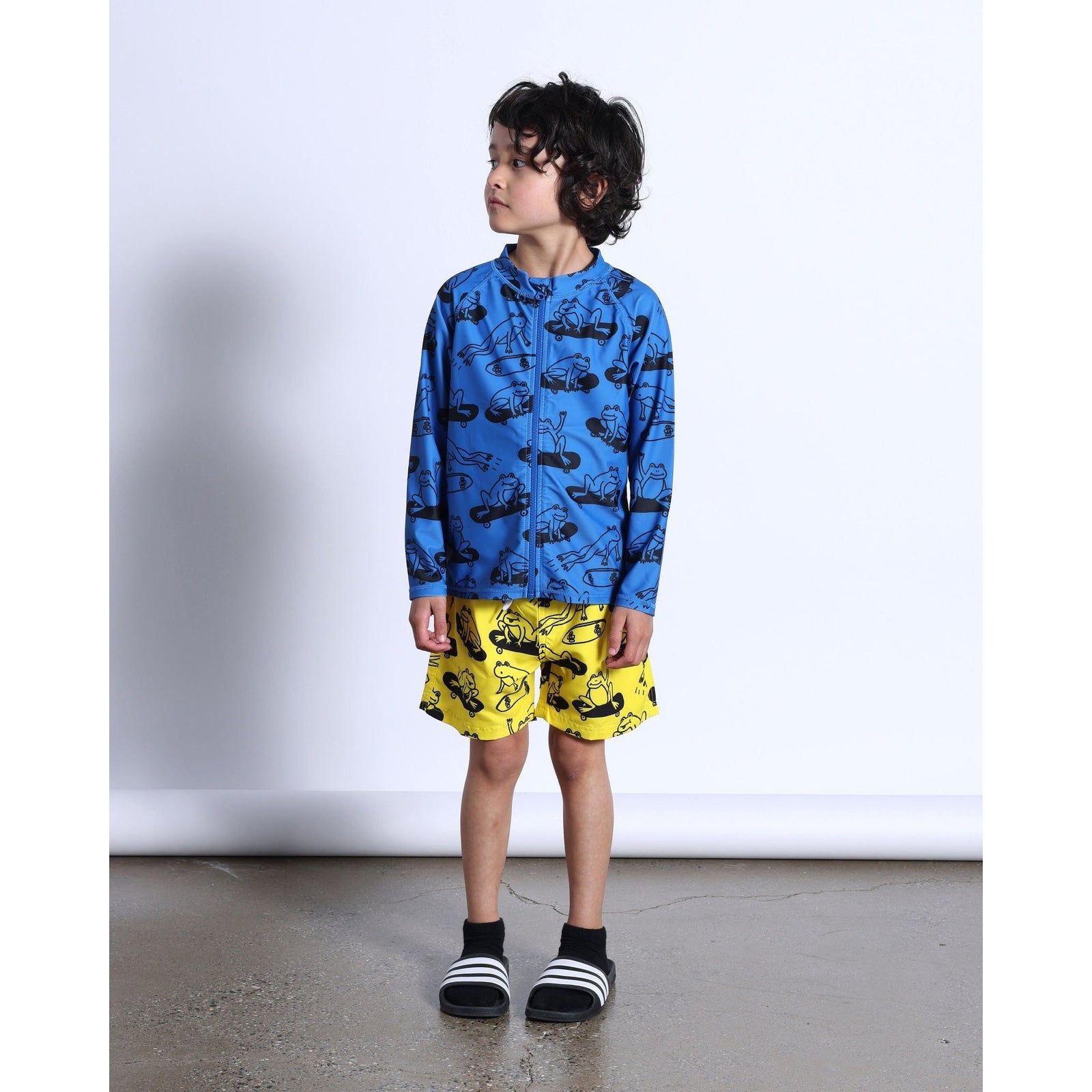 Skate Frogs Rashie- Blue