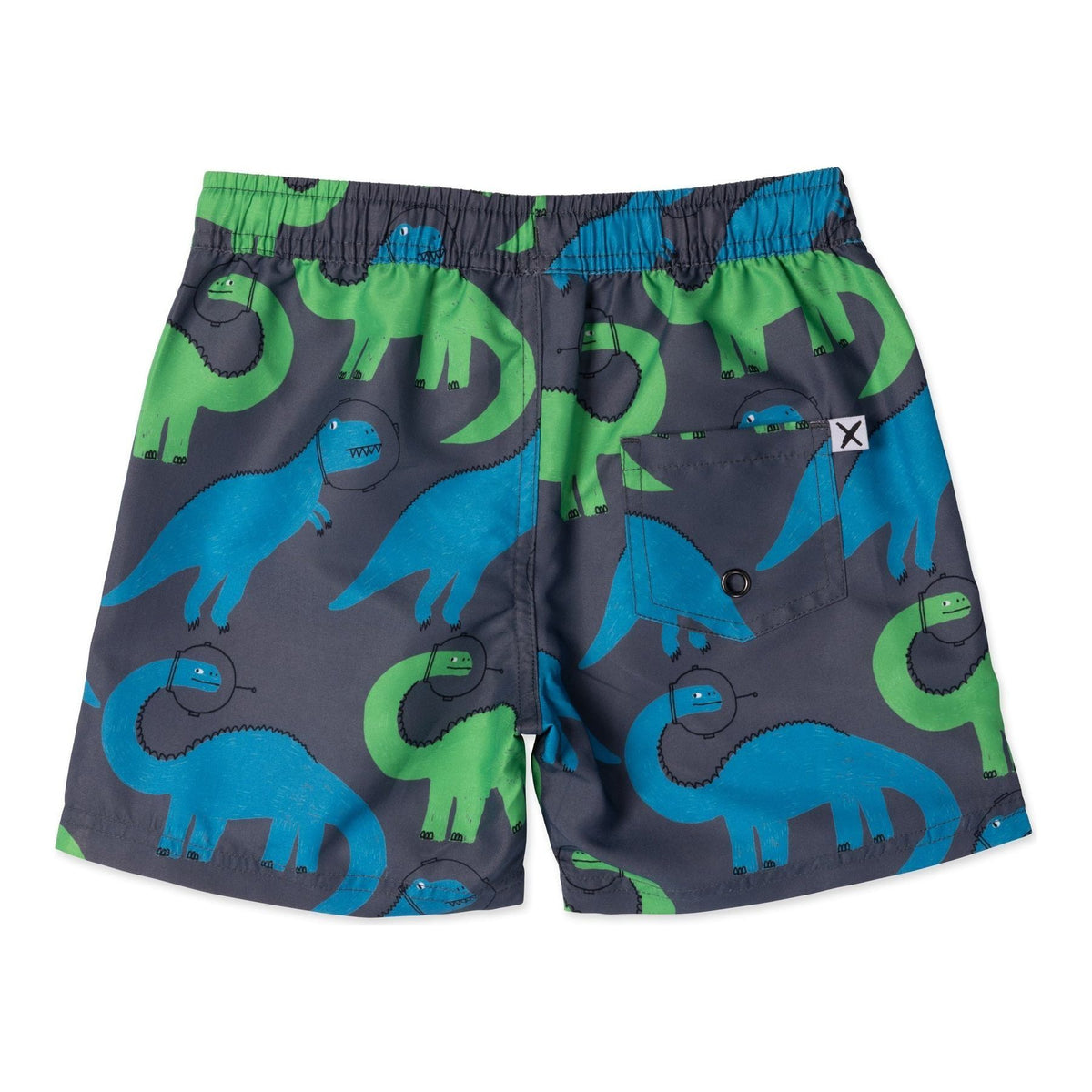 Space Dinos Boardies- Dark Grey