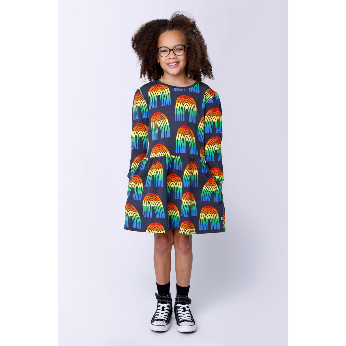 Stripey Rainbow Dress