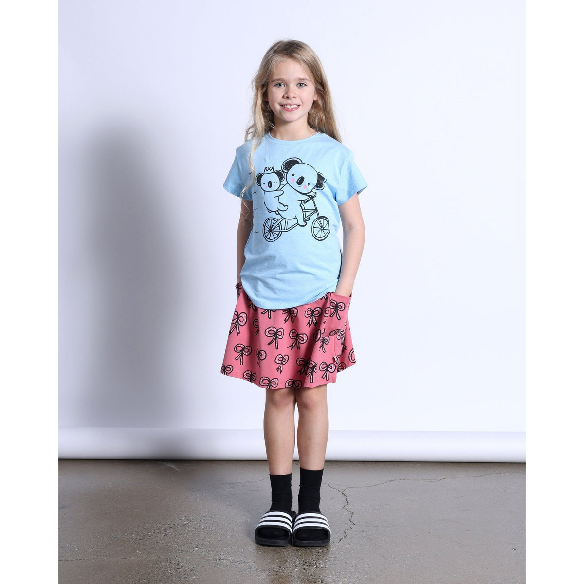 Bows Skirt- Rose