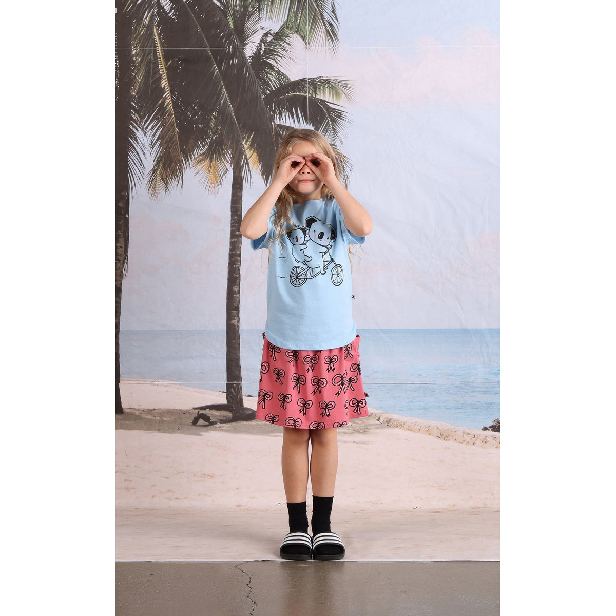 Bows Skirt- Rose