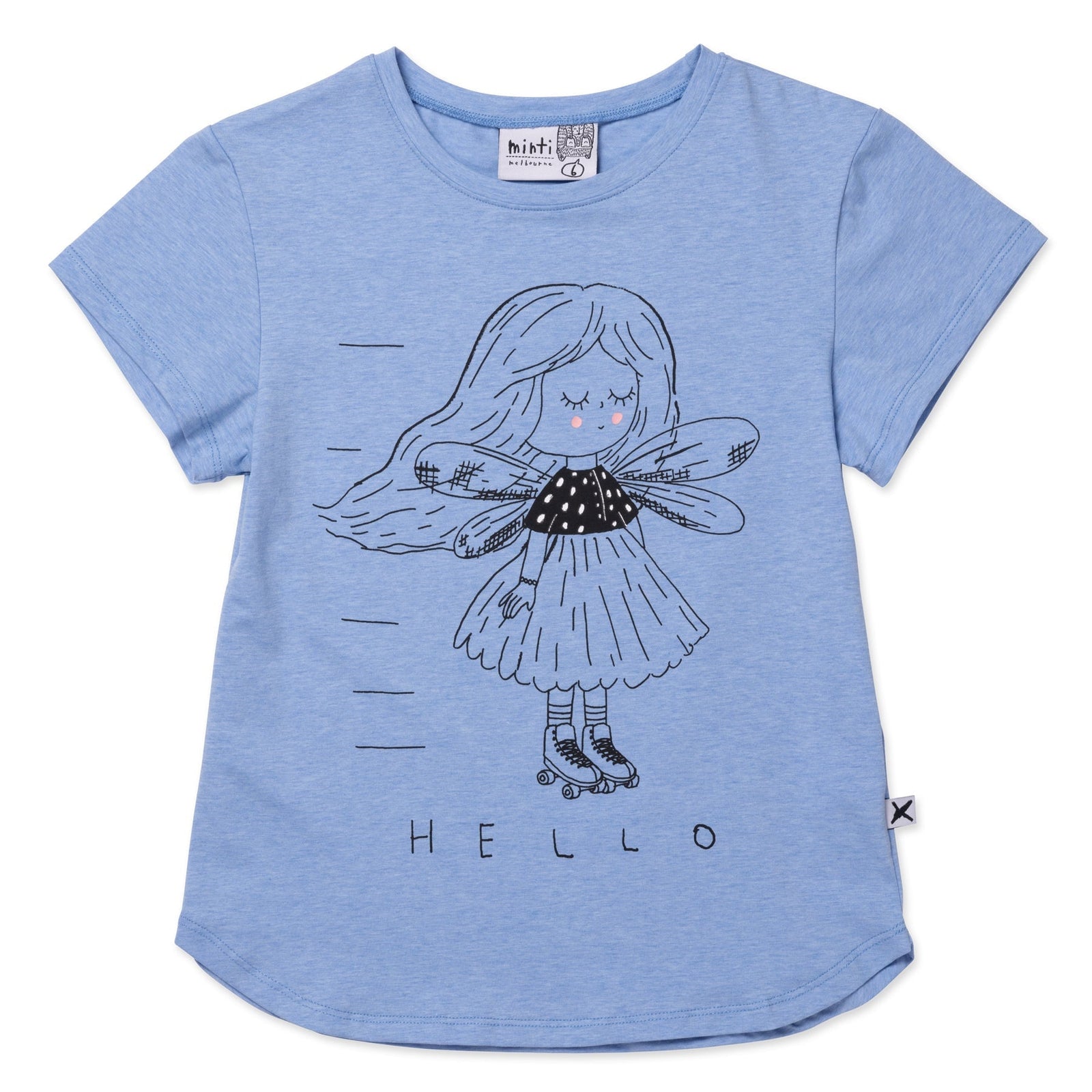 Fairy Skater Tee- Blue Marle