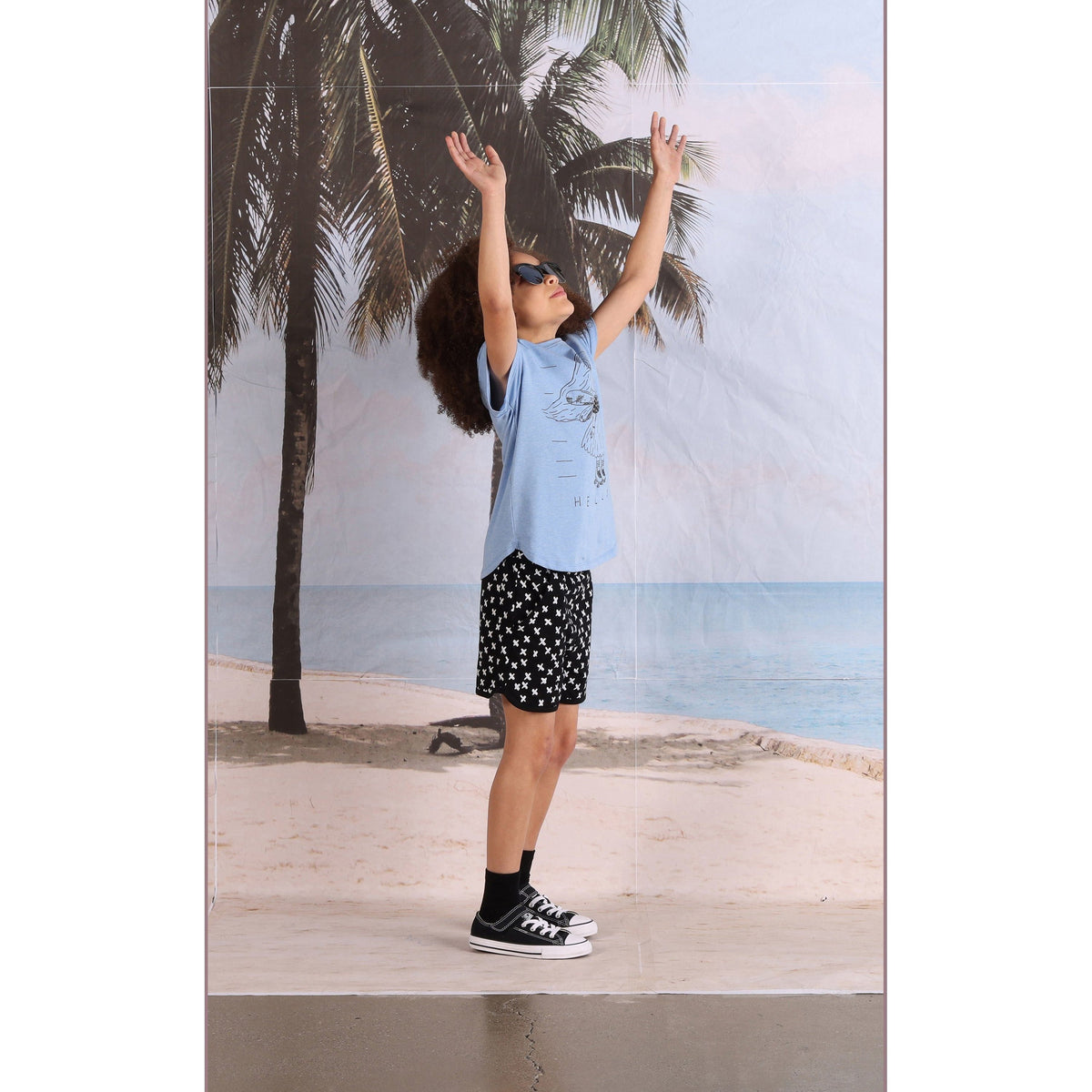 Fairy Skater Tee- Blue Marle